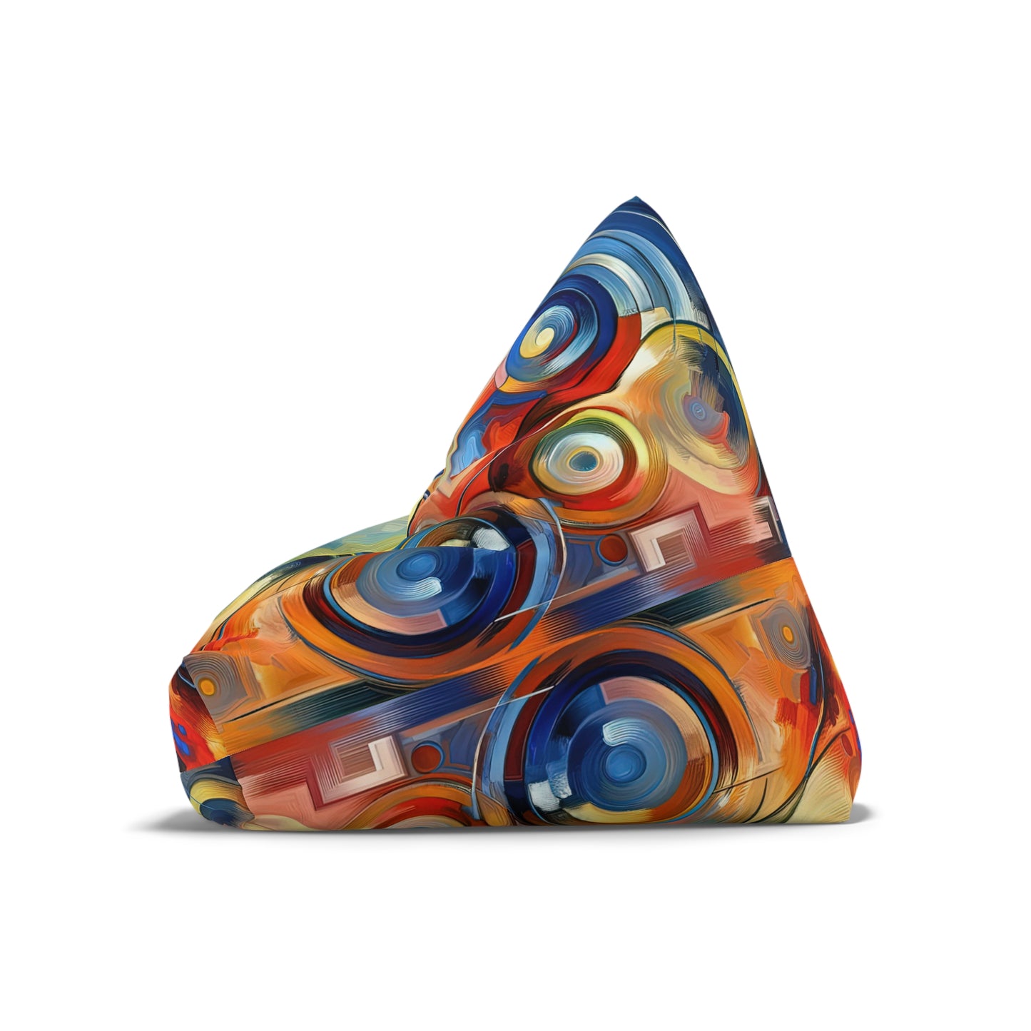 Emotional Perception Abstract Bean Bag Chair Cover