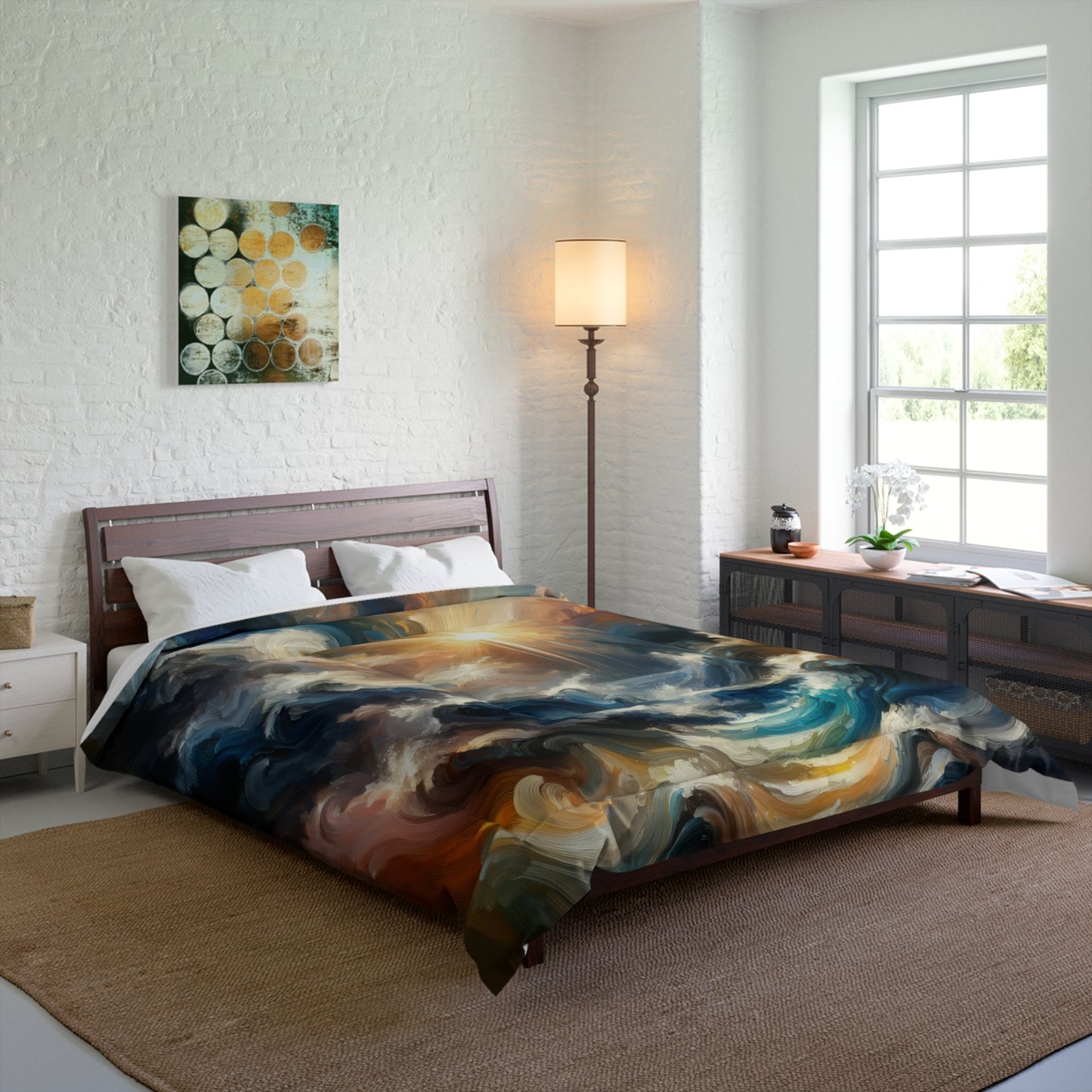 Tumultuous Sea Enlightenment Comforter