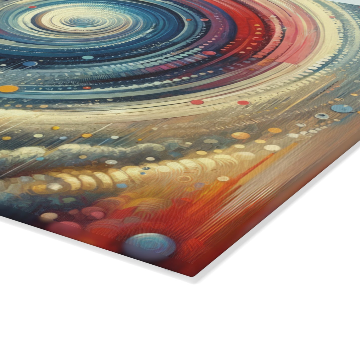 Considerate Echoes Resonate Glass Cutting Board