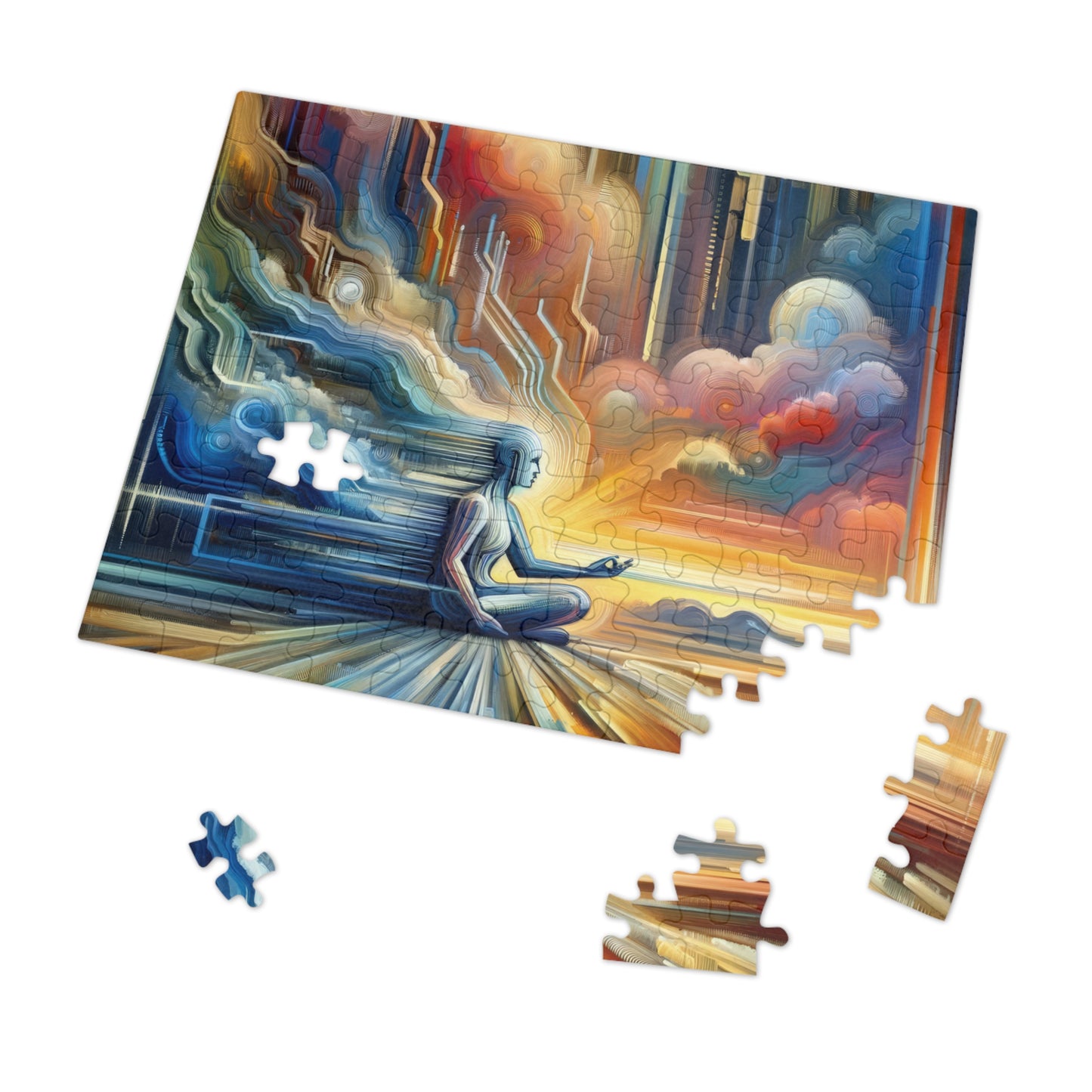 Eternal Digital Meditation Jigsaw Puzzle (30, 110, 252, 500,1000-Piece)