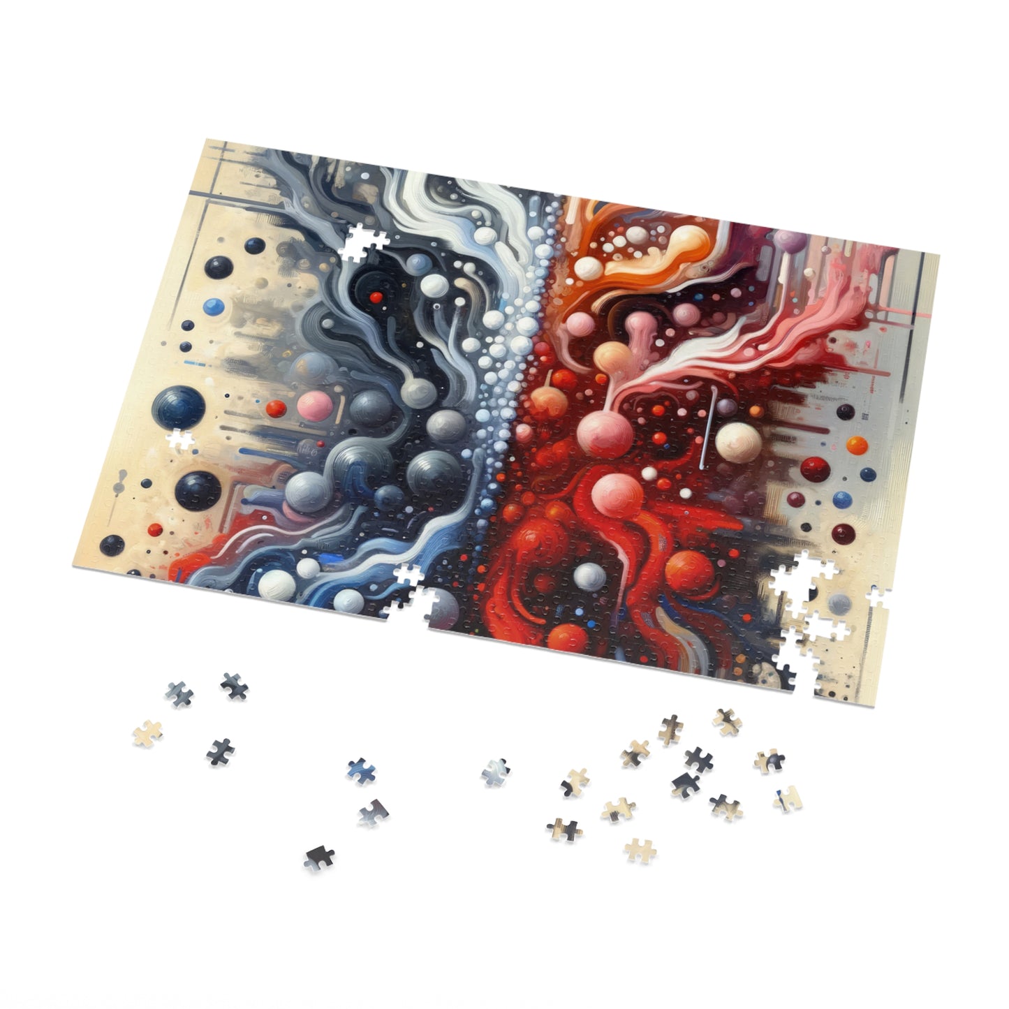 Symbiotic Exchange Abstract Jigsaw Puzzle (30, 110, 252, 500,1000-Piece)
