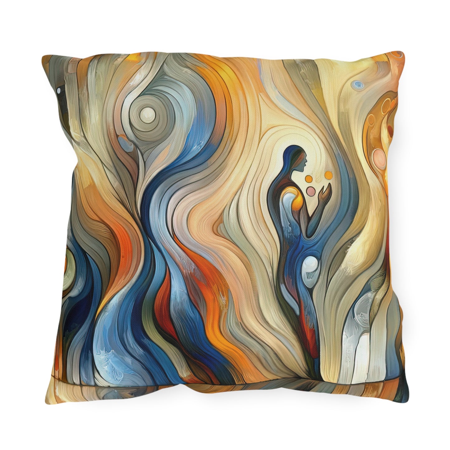 Self Embrace Benevolence Outdoor Pillows