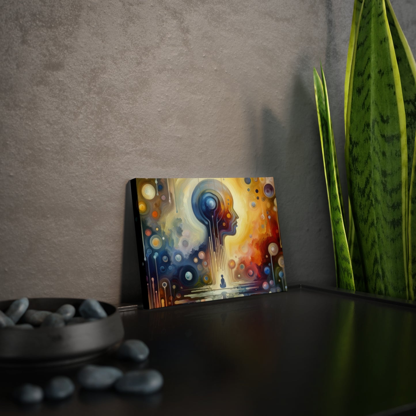 Reflective Oneness Healing Canvas Photo Tile