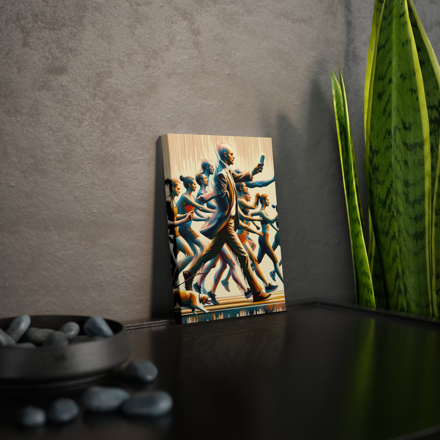 Urban Movement Disconnect Canvas Photo Tile