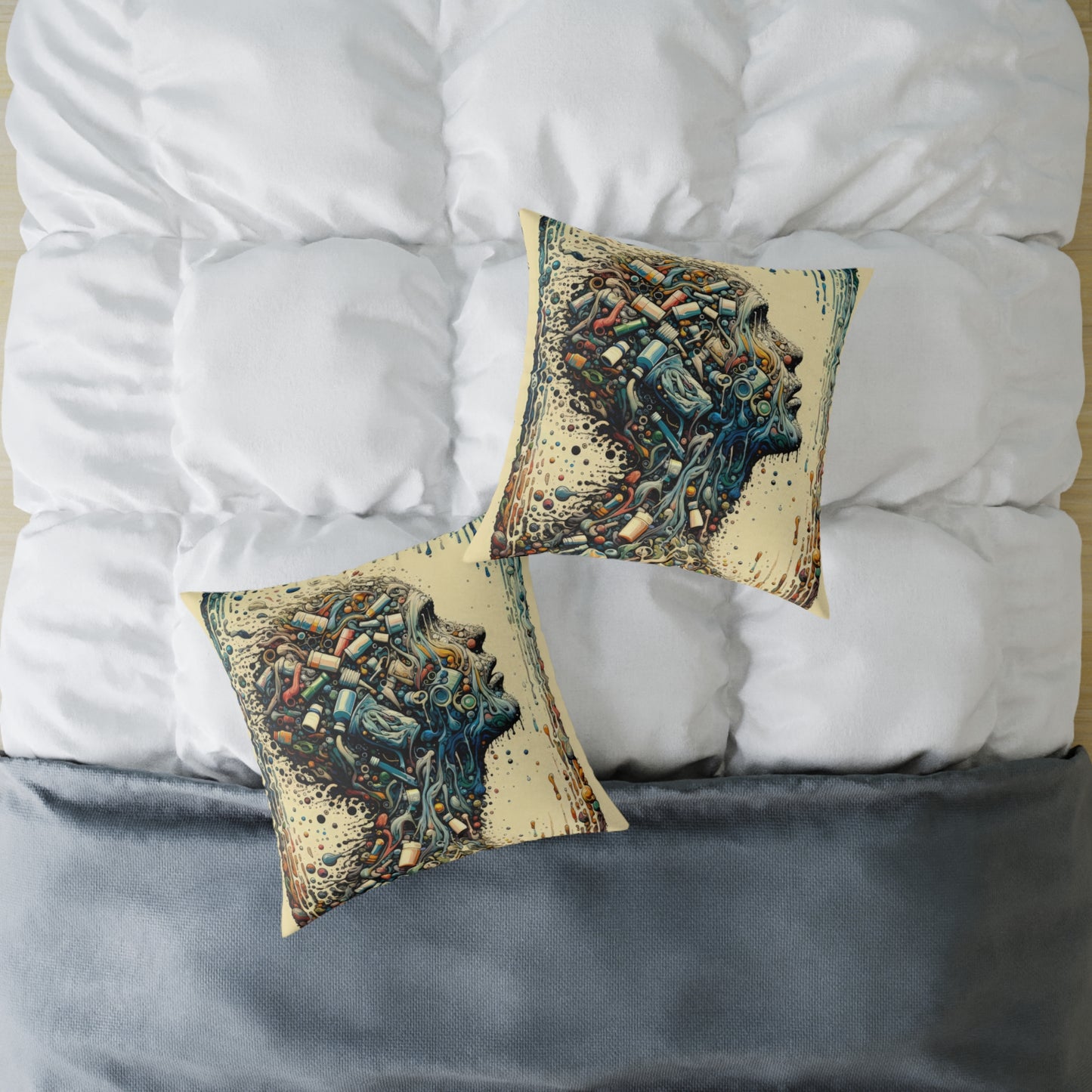 Rethinking Consumption Transformation Spun Polyester Pillow