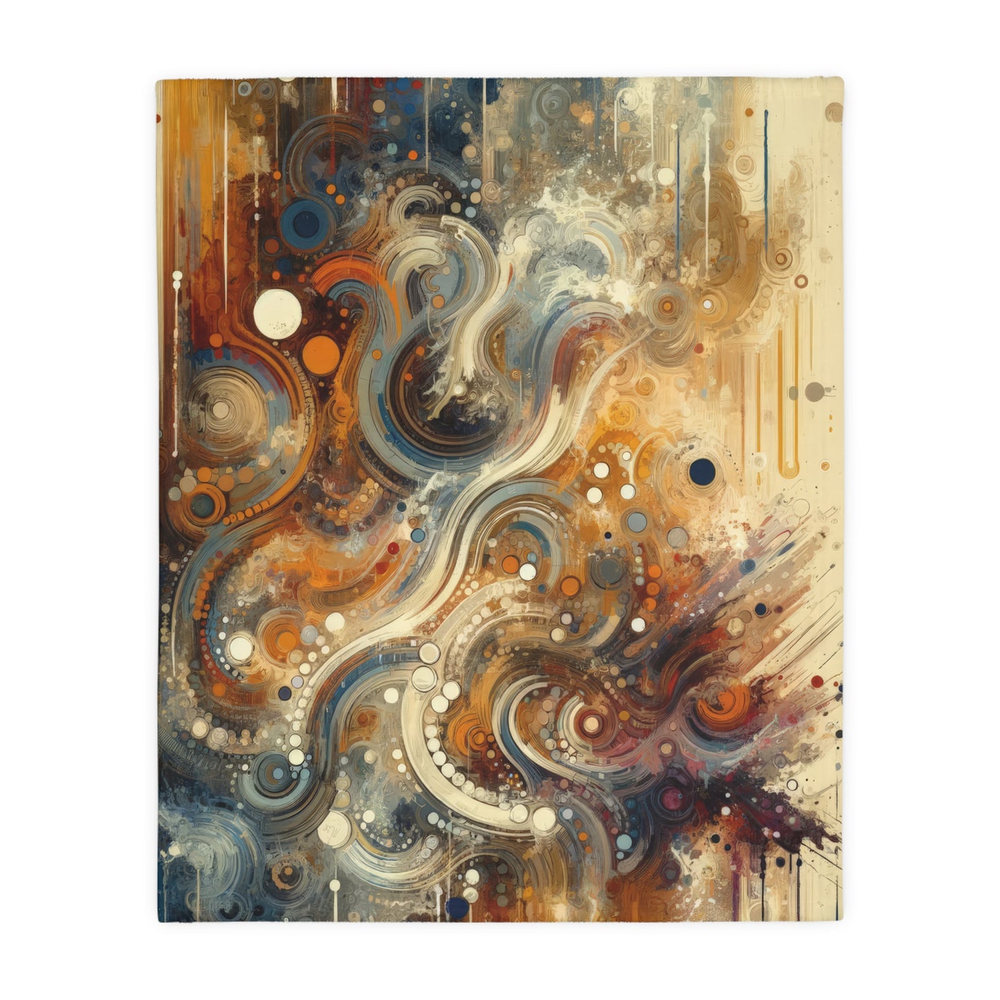 Dynamic Cultural Mosaic Velveteen Microfiber Blanket (Two-sided print)