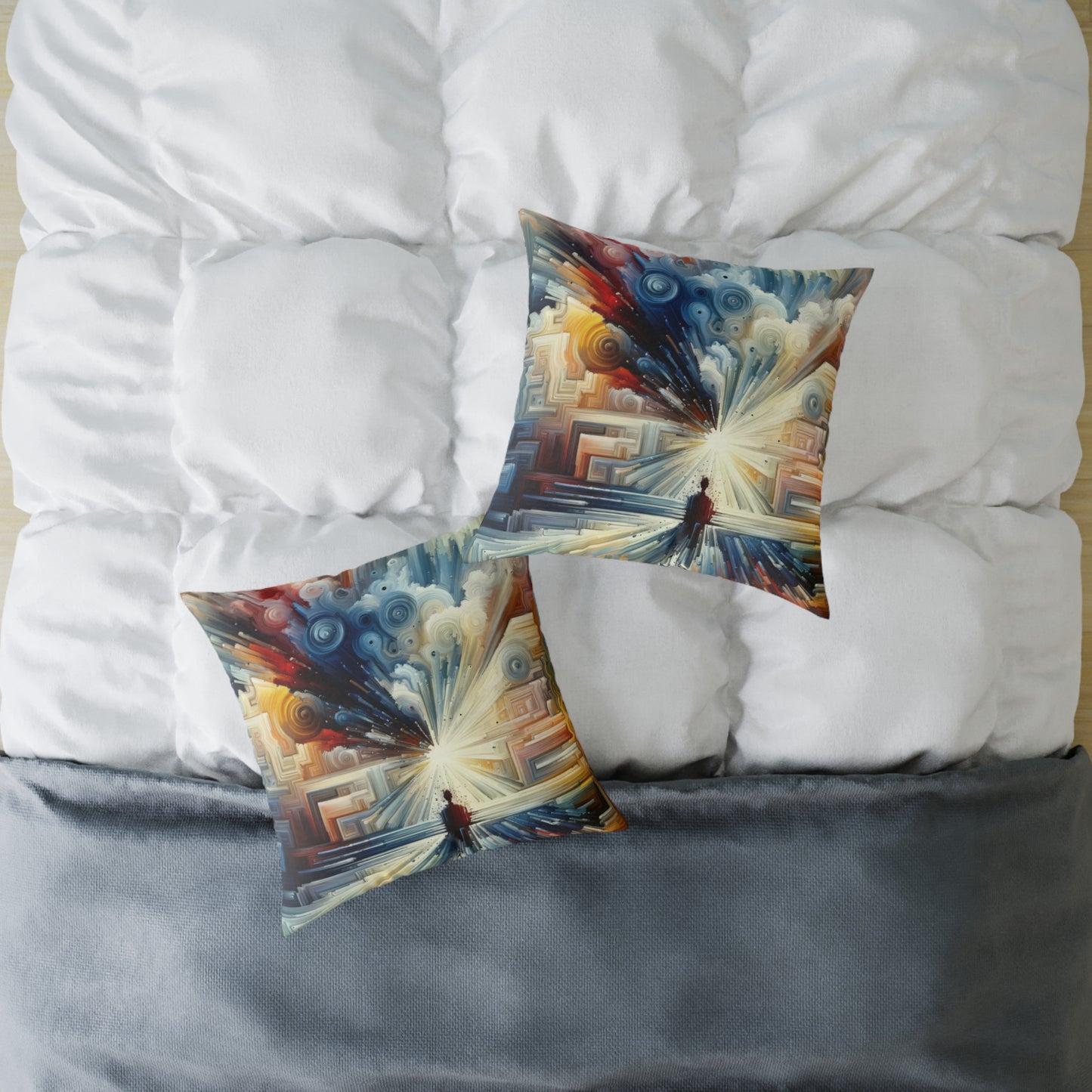 Memory Labyrinth Focus Spun Polyester Pillow