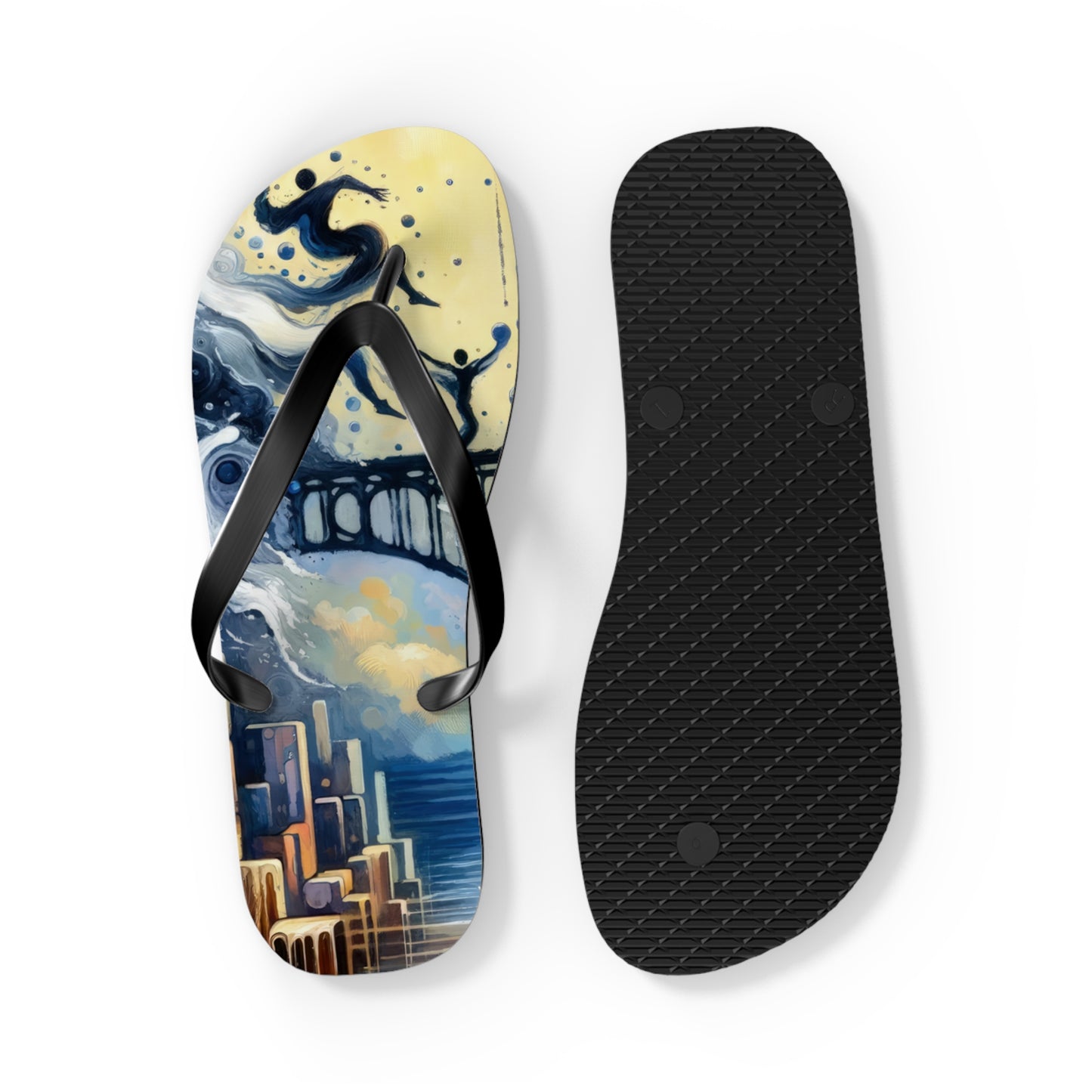 Faithful Diving Bridges Flip Flops