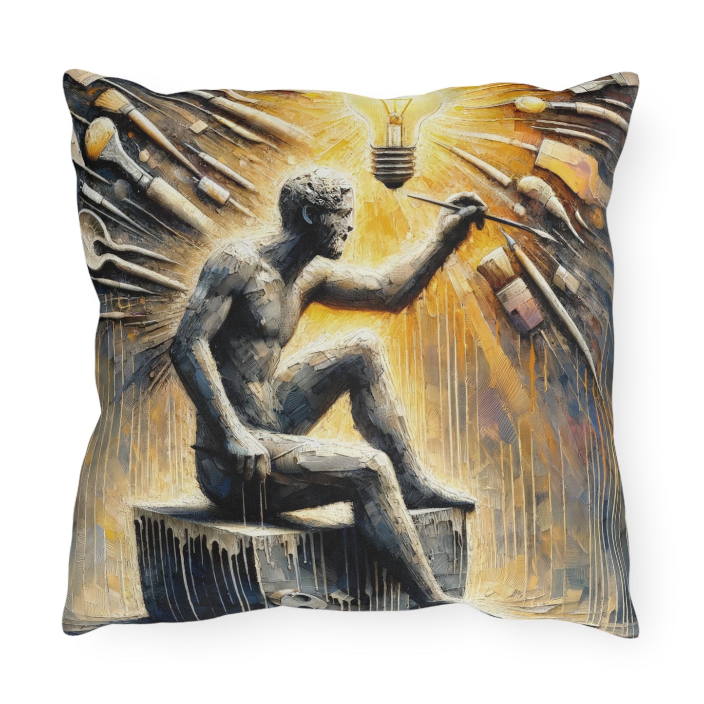 Idea Sculptor Genesis Outdoor Pillows