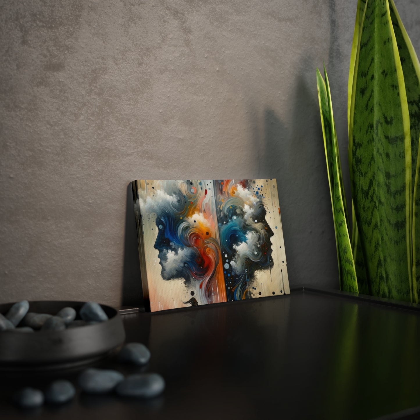 Connected Isolation Paradox Canvas Photo Tile