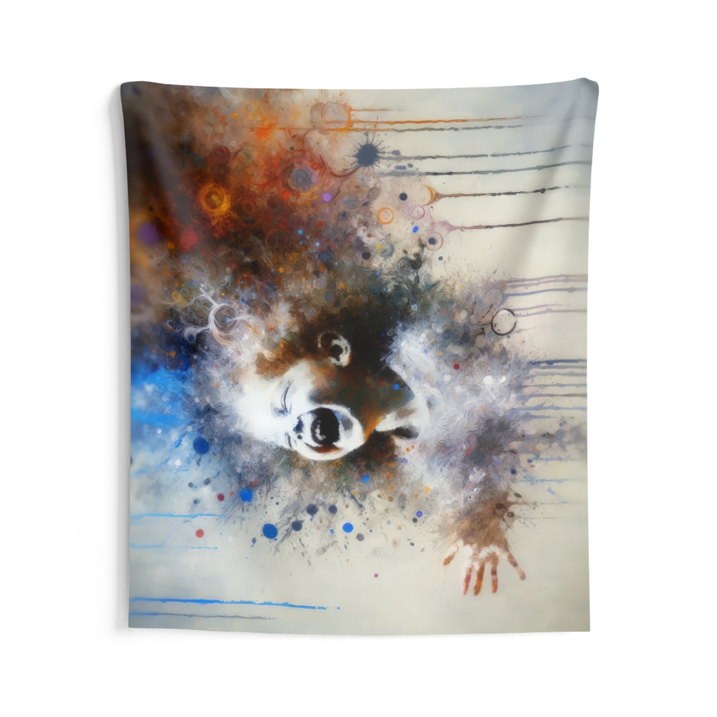 Laughter Essence Presence Indoor Wall Tapestries