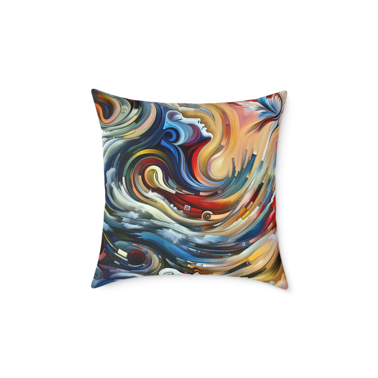 Gratitude Melodic Transformation Spun Polyester Pillow