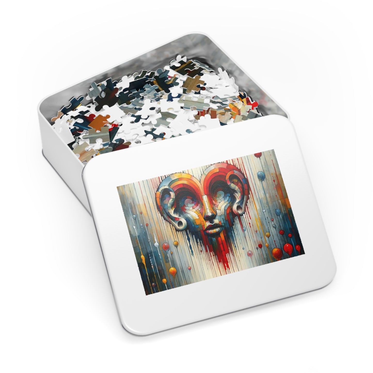 Ears Heart Expression Jigsaw Puzzle (30, 110, 252, 500,1000-Piece)