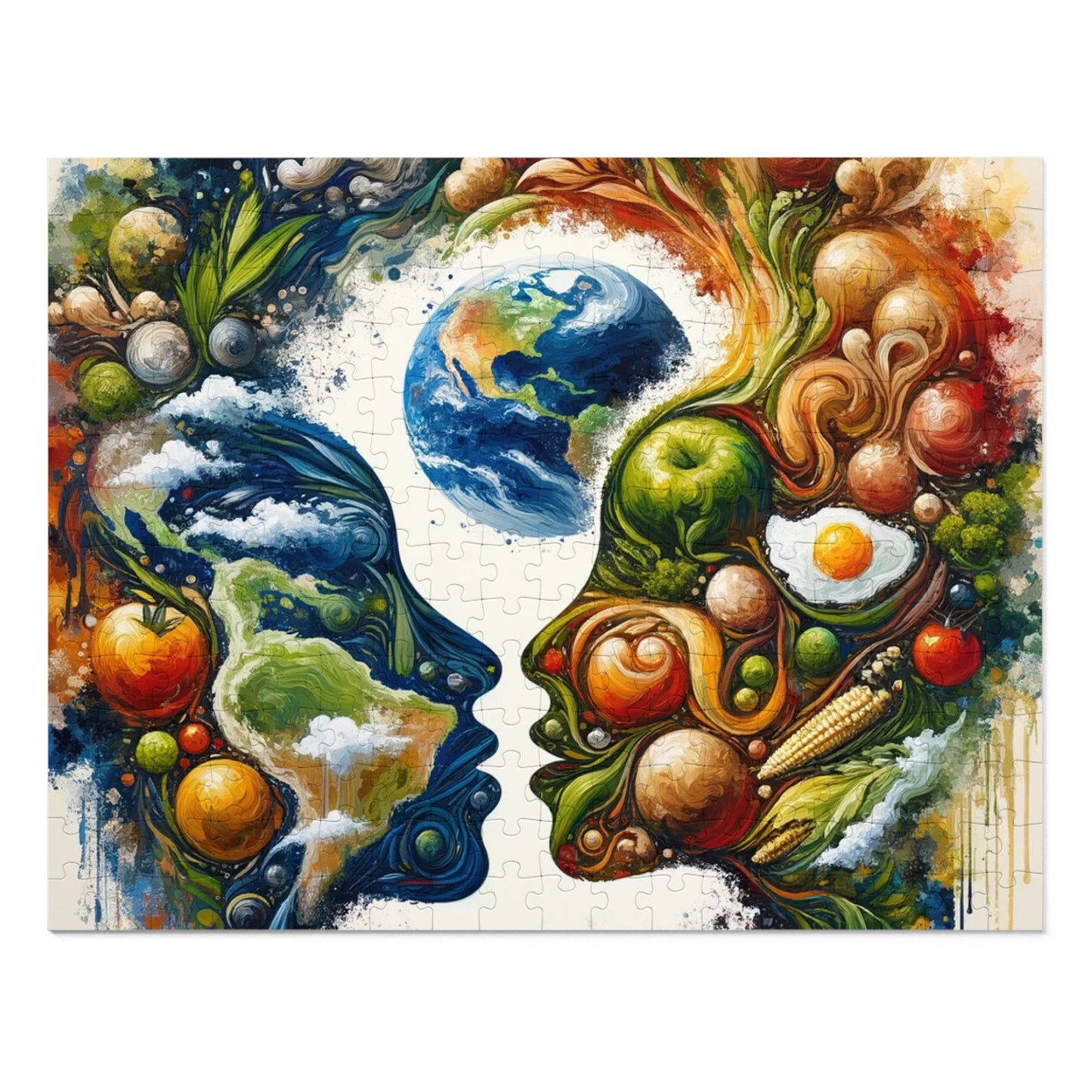 Earthly Dialogue Feast Jigsaw Puzzle (30, 110, 252, 500,1000-Piece)
