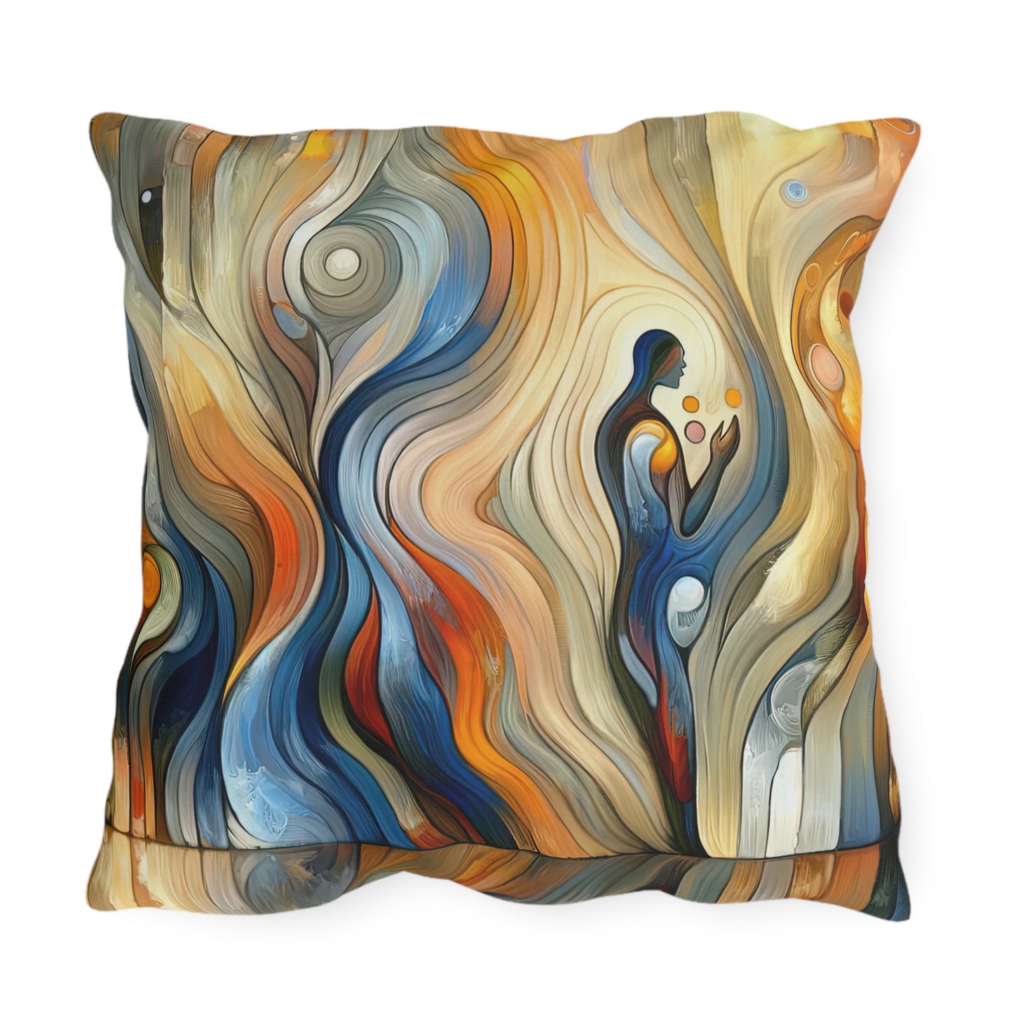 Self Embrace Benevolence Outdoor Pillows