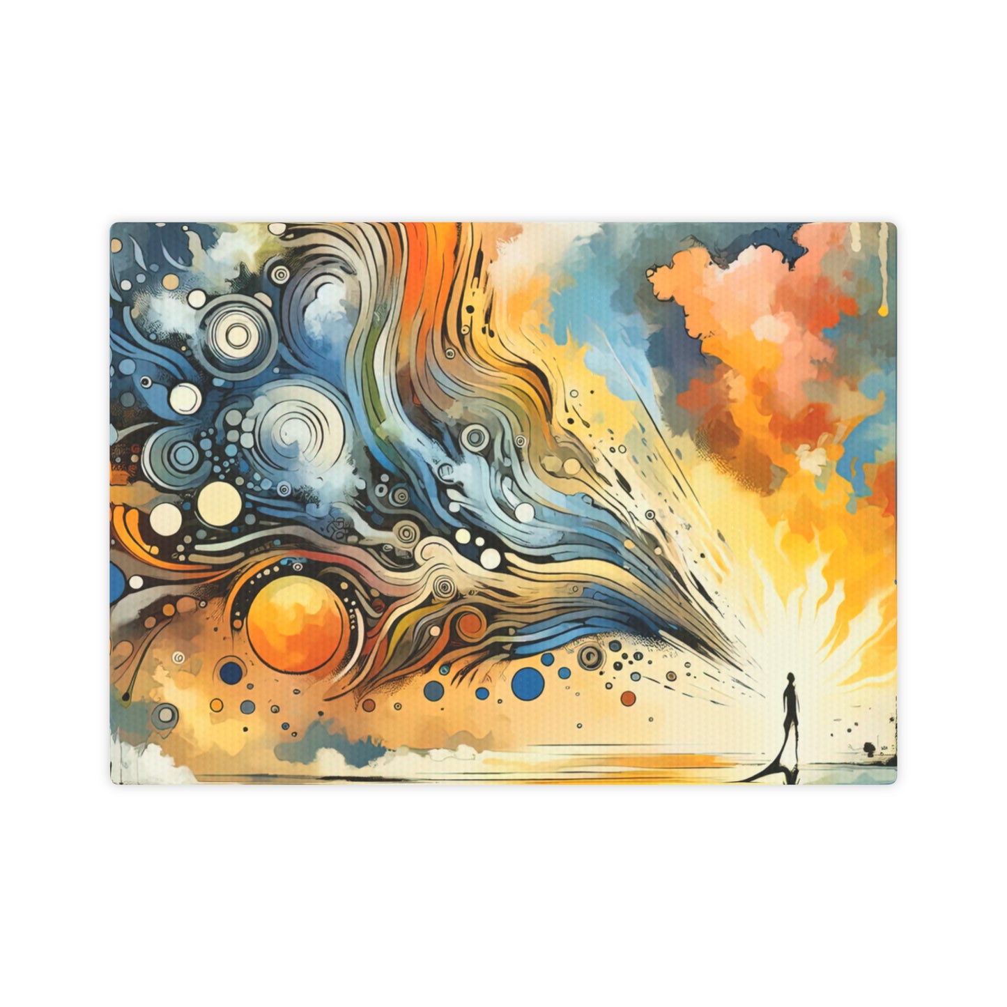 Intentional Awakening Reflection Canvas Photo Tile