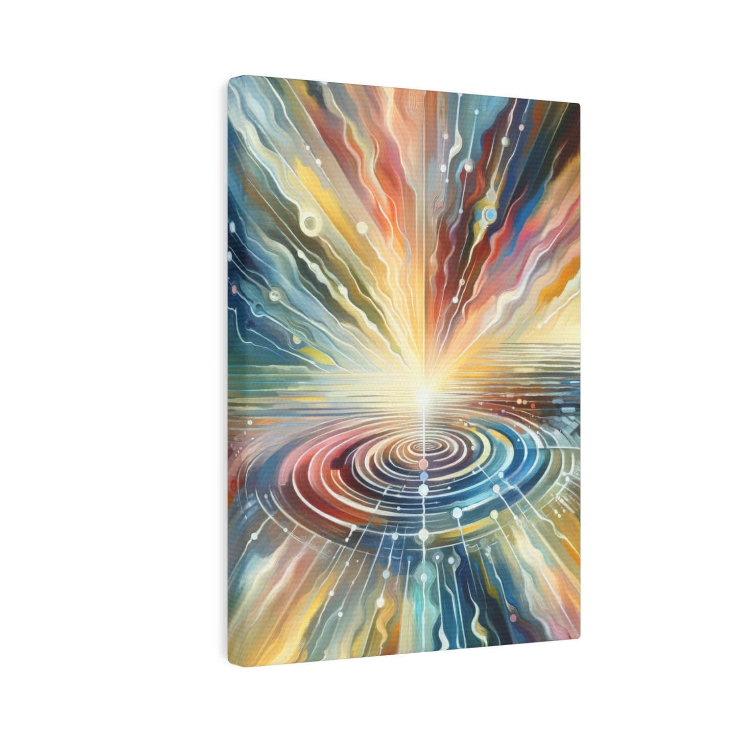 Rippling Community Dynamics Canvas Photo Tile