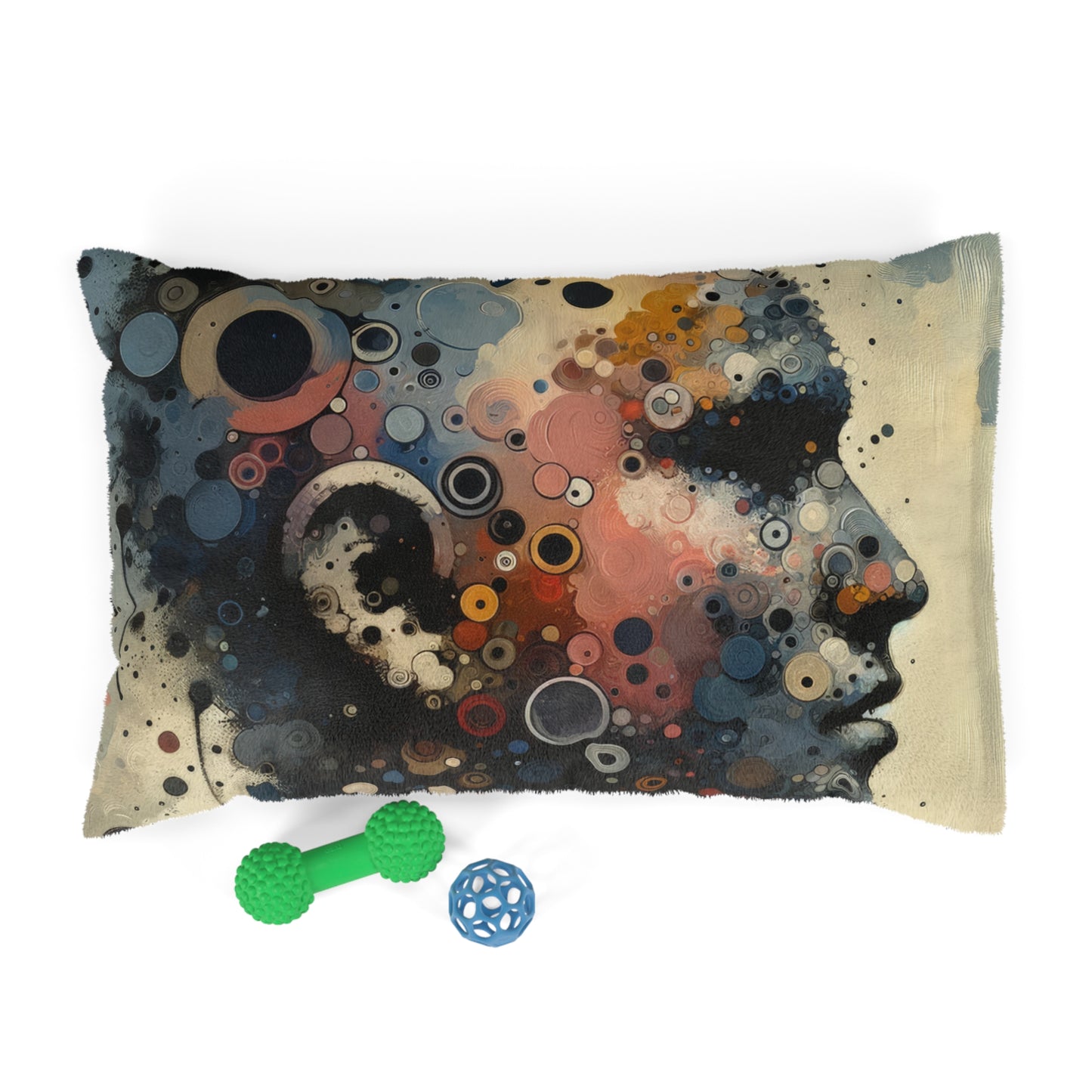 Reflective Tachism Contemplation Pet Bed