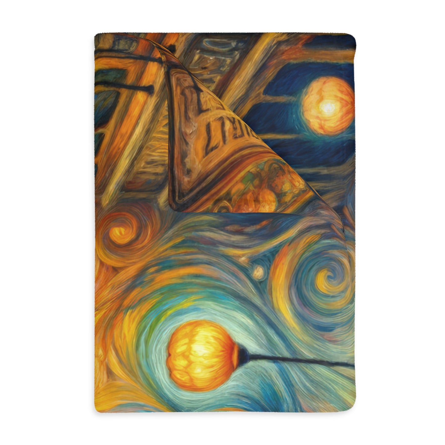 Bistro Emotive Entry Velveteen Microfiber Blanket (Two-sided print)
