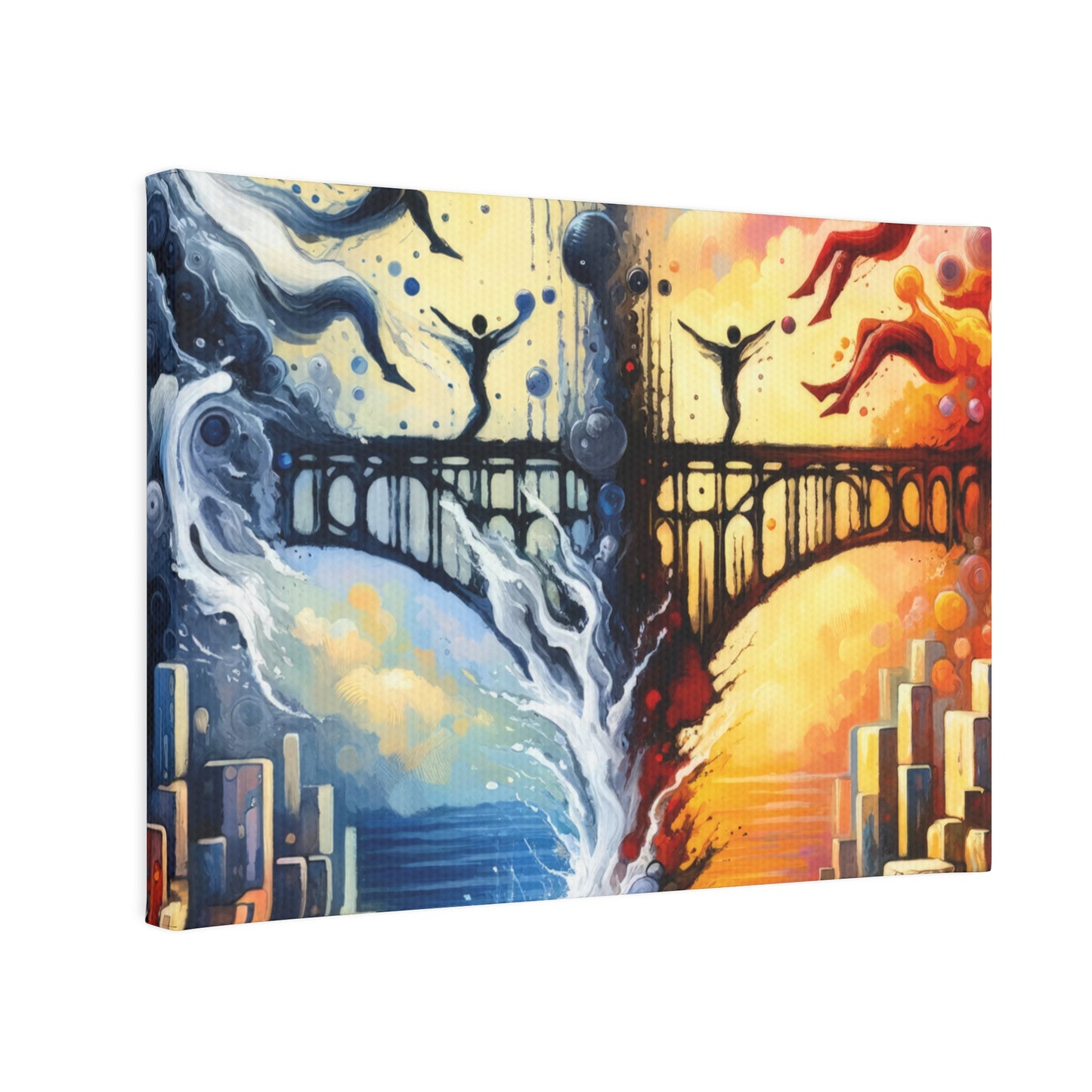 Faithful Diving Bridges Canvas Photo Tile
