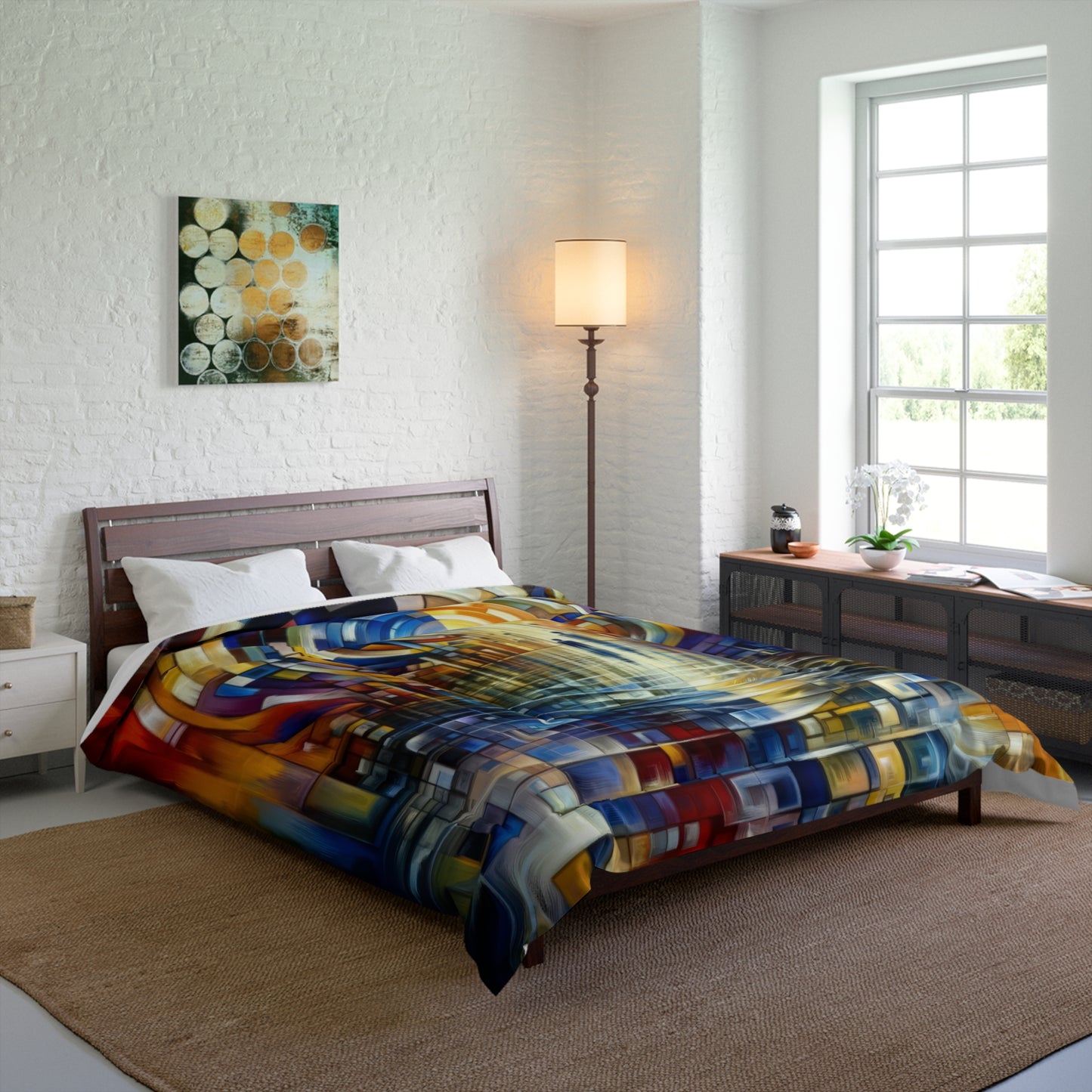 Collective Gesture Echelons Comforter