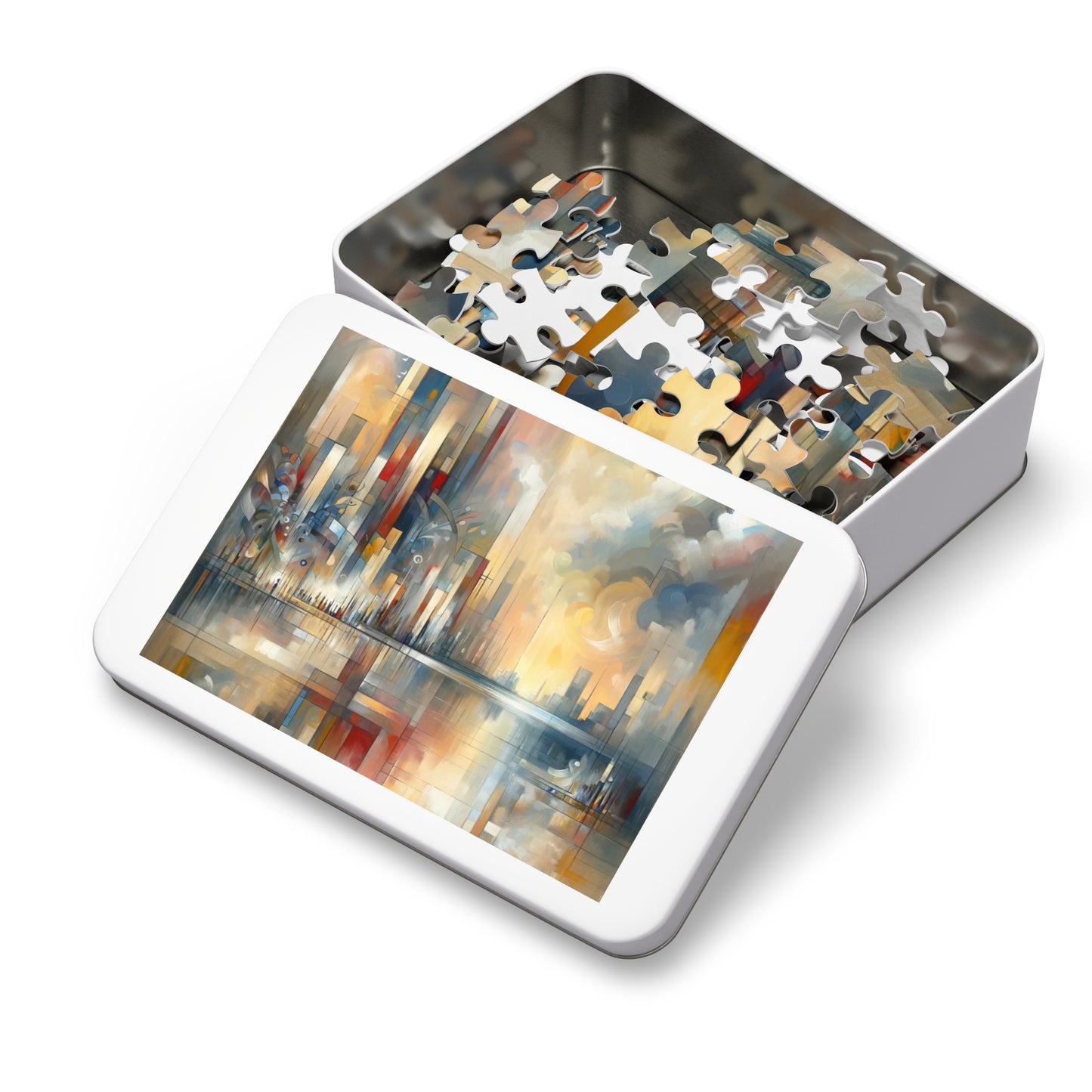 Abstract Buzzing Stillness Jigsaw Puzzle (30, 110, 252, 500,1000-Piece)