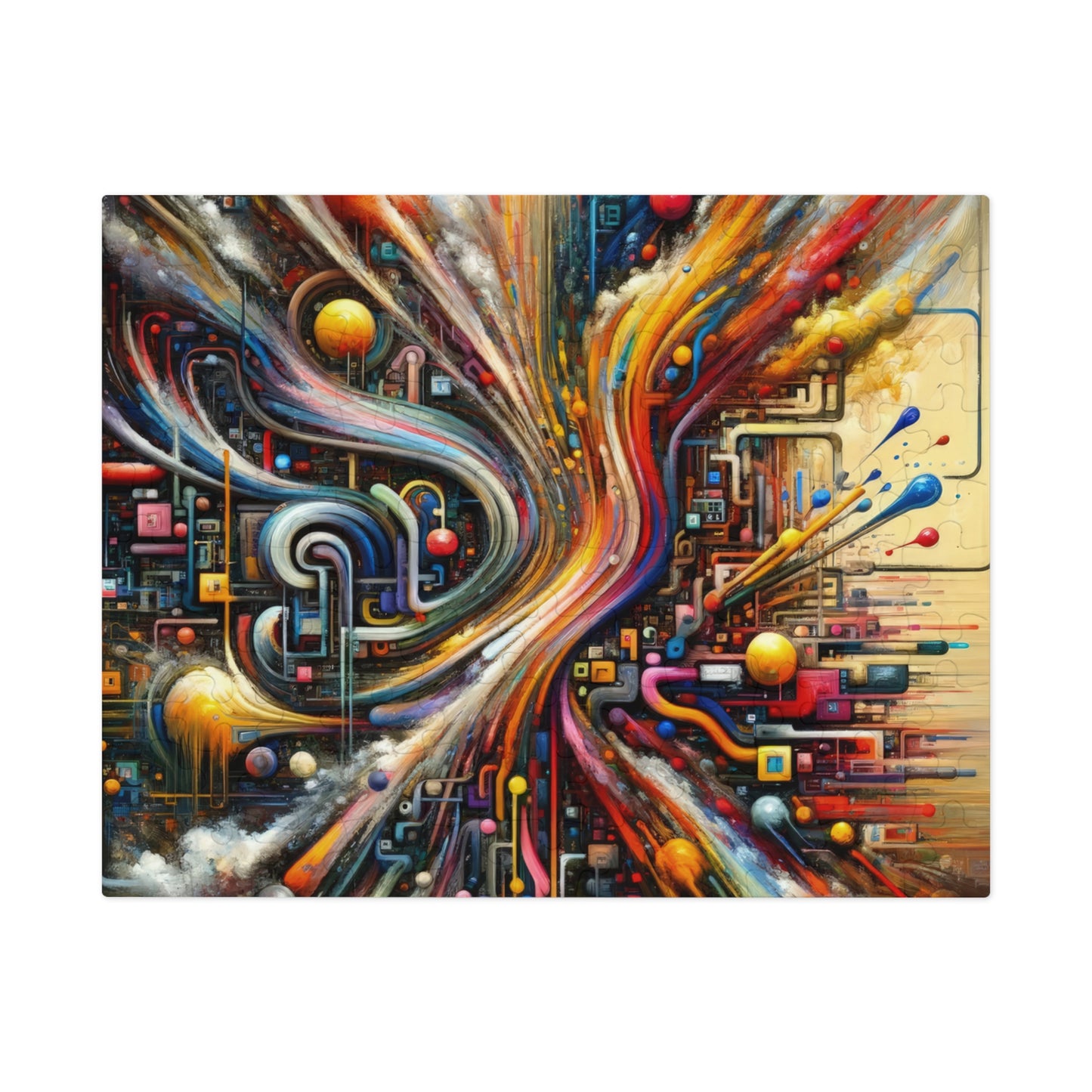 Information Bottleneck Cascade Jigsaw Puzzle (30, 110, 252, 500,1000-Piece)