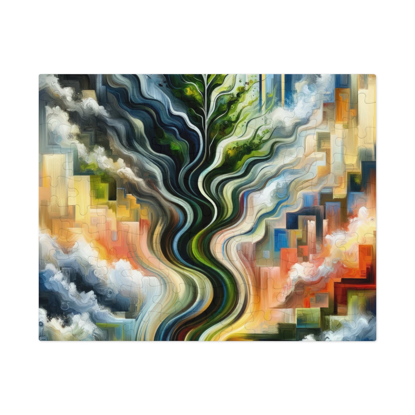 Eternal Digital Contrast Jigsaw Puzzle (30, 110, 252, 500,1000-Piece)