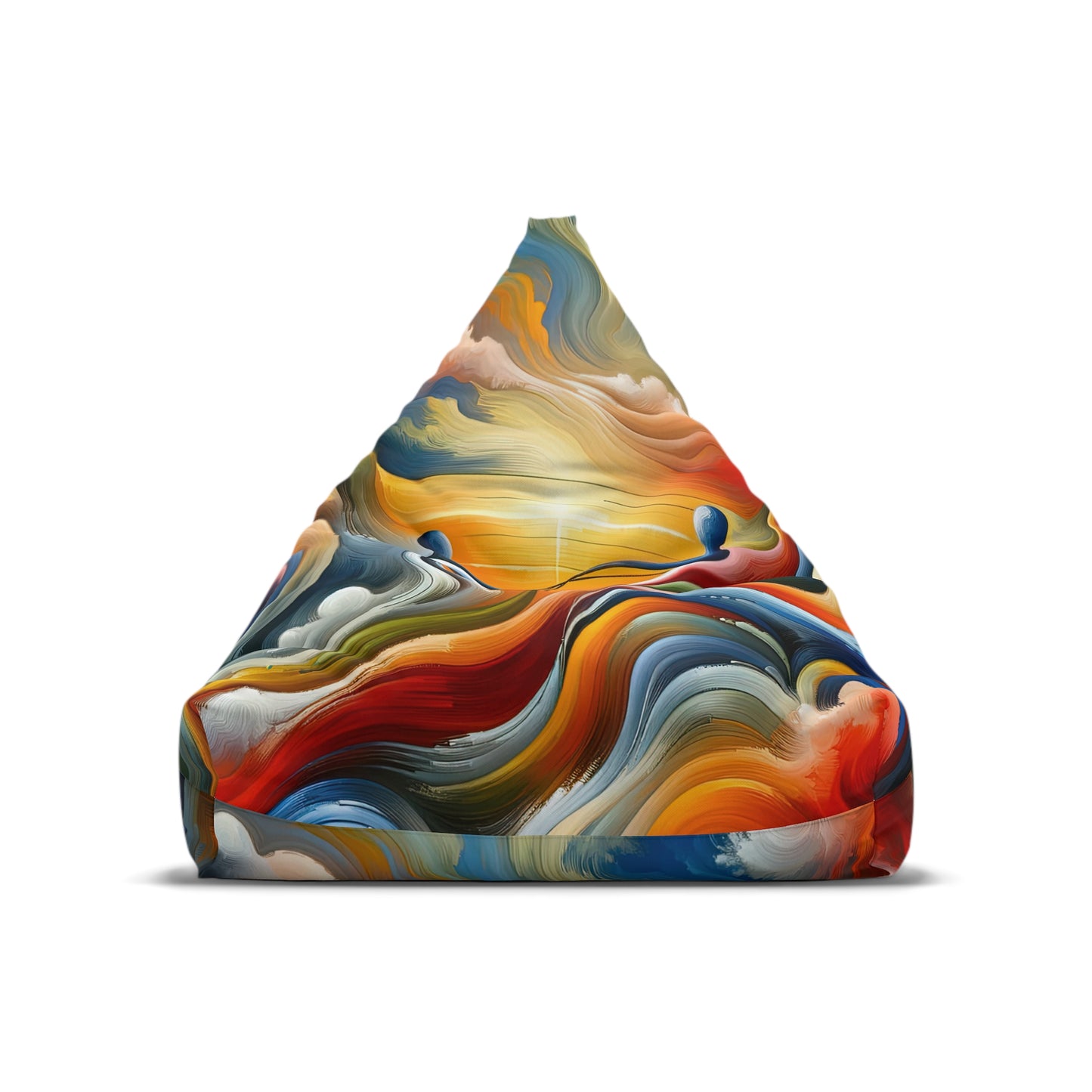 Empathetic Lifeline Abstract Bean Bag Chair Cover