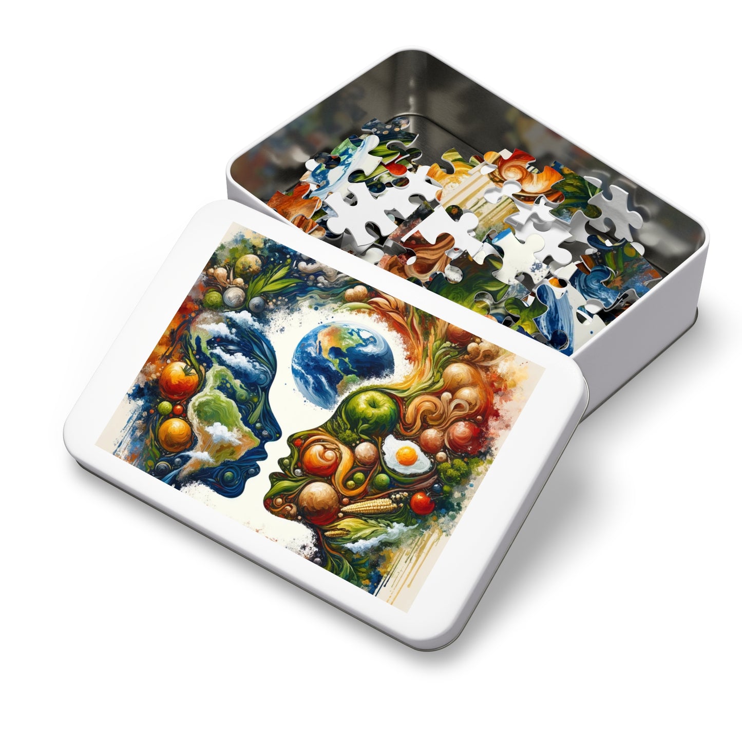 Earthly Dialogue Feast Jigsaw Puzzle (30, 110, 252, 500,1000-Piece)