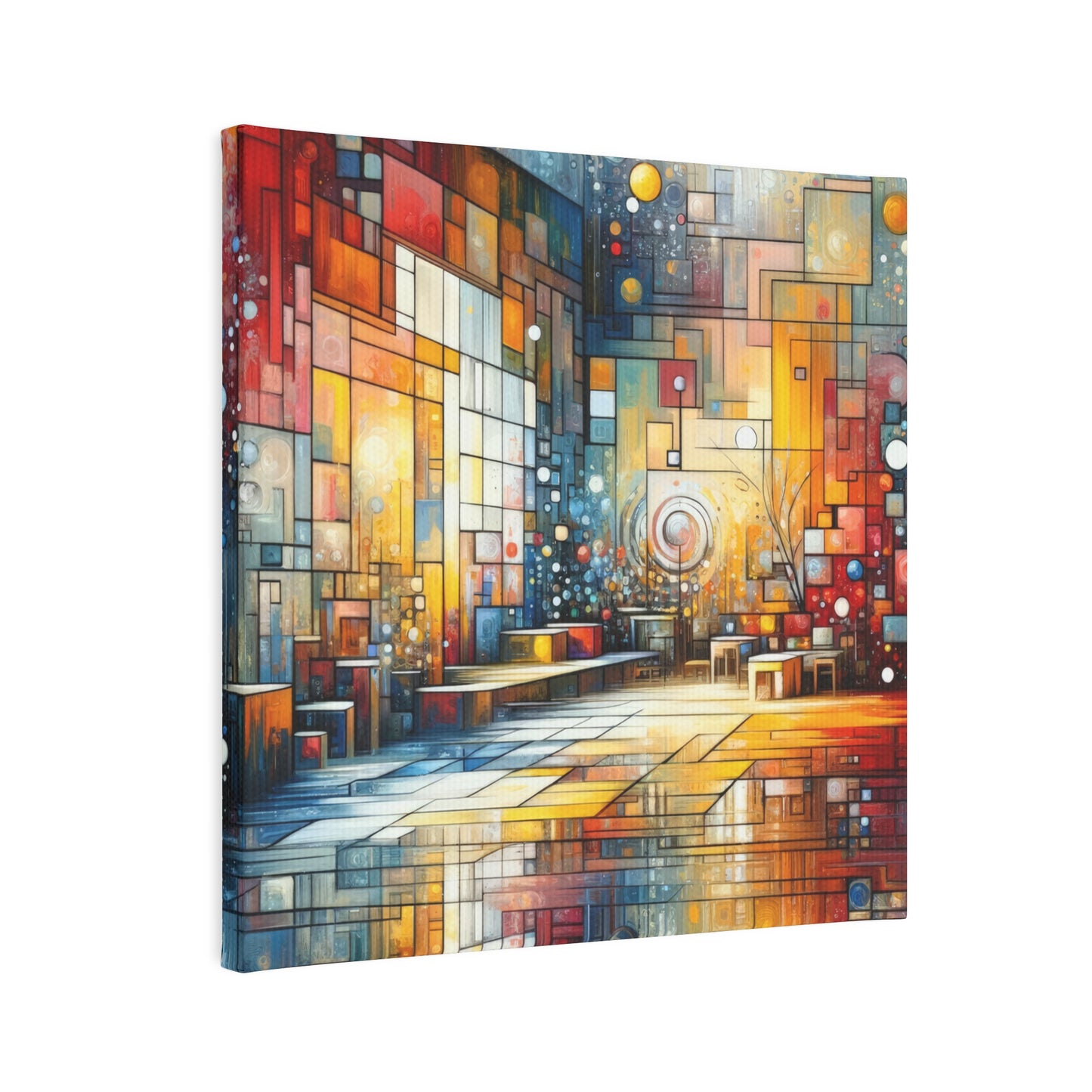 Reflective Habitation Art Canvas Photo Tile
