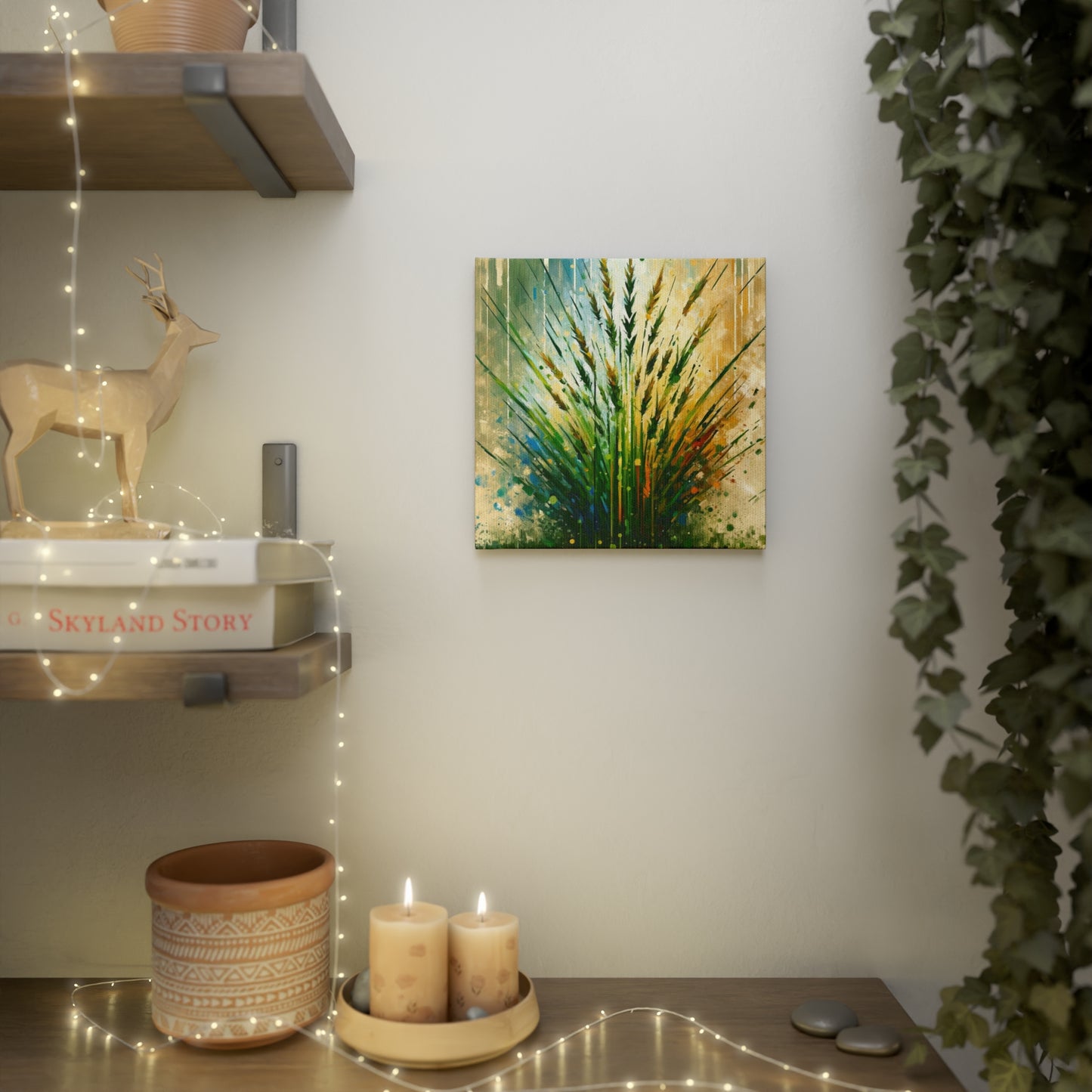 Grass Testament Change Canvas Photo Tile