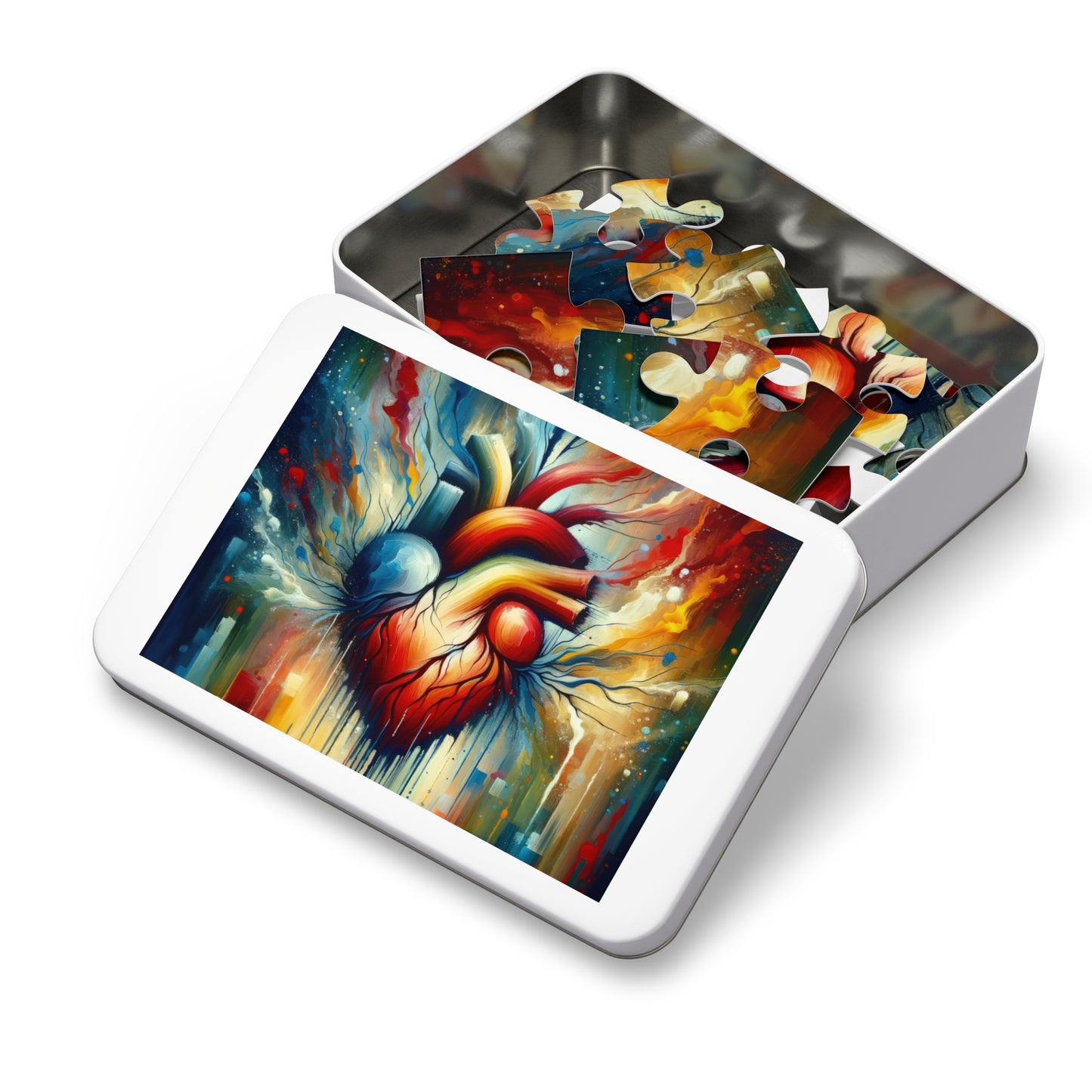 Humanity Heart Unveiled Jigsaw Puzzle (30, 110, 252, 500,1000-Piece)