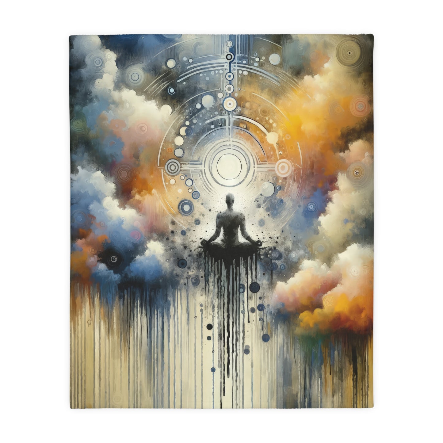 Mindful Transformation Profundity Velveteen Microfiber Blanket (Two-sided print)
