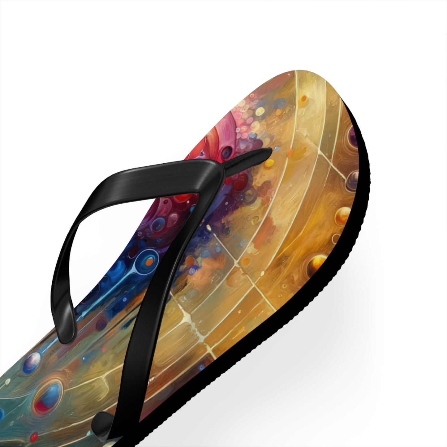 Unified Heart Reflections Flip Flops