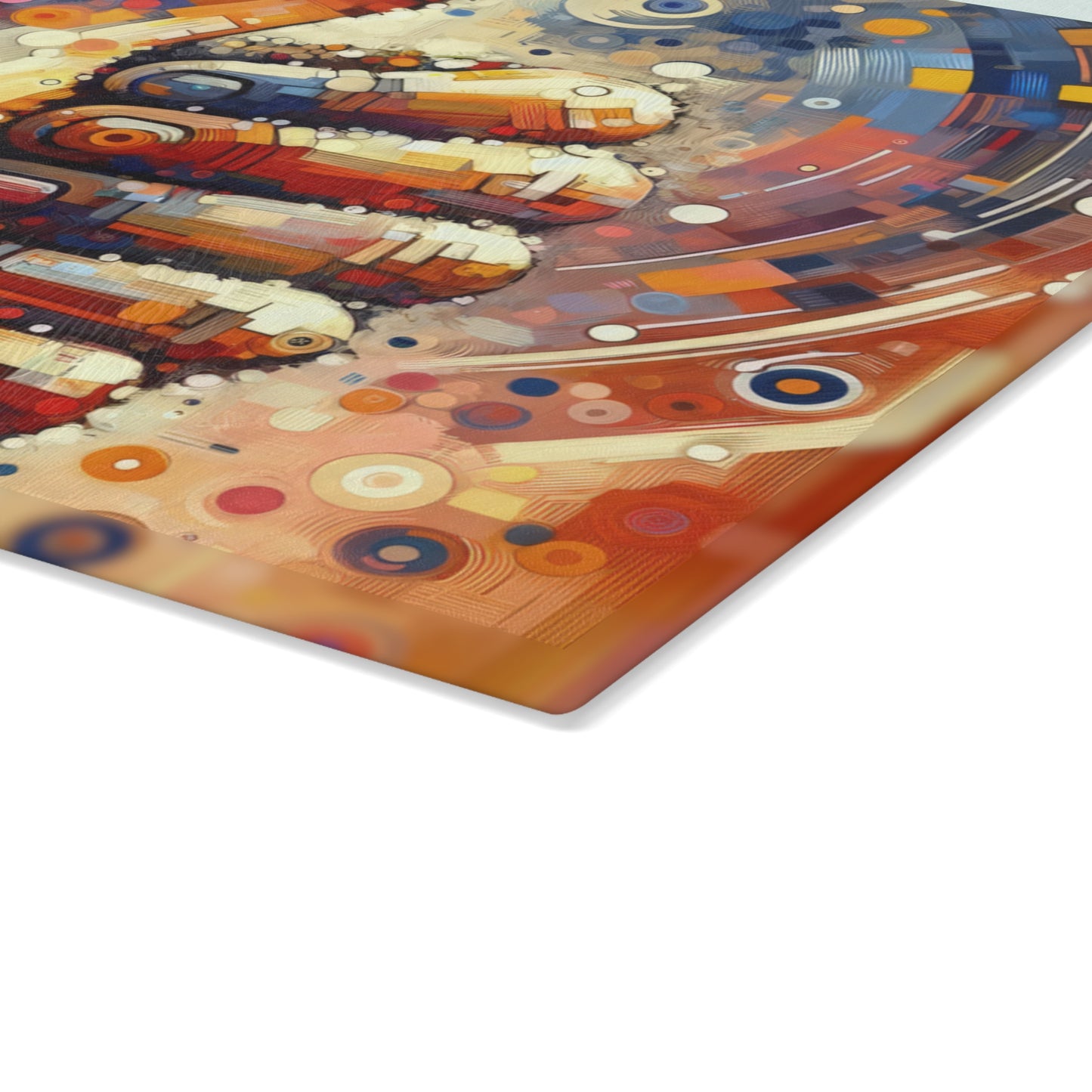 Digital Gratitude Nod Glass Cutting Board