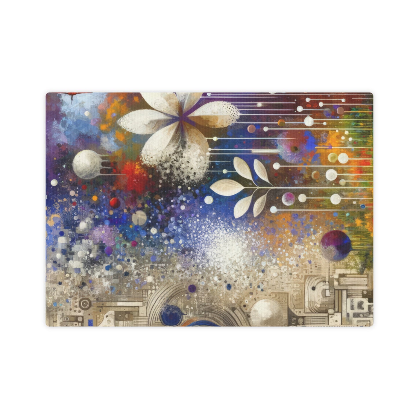 Inner Algorithm Synthesis Canvas Photo Tile