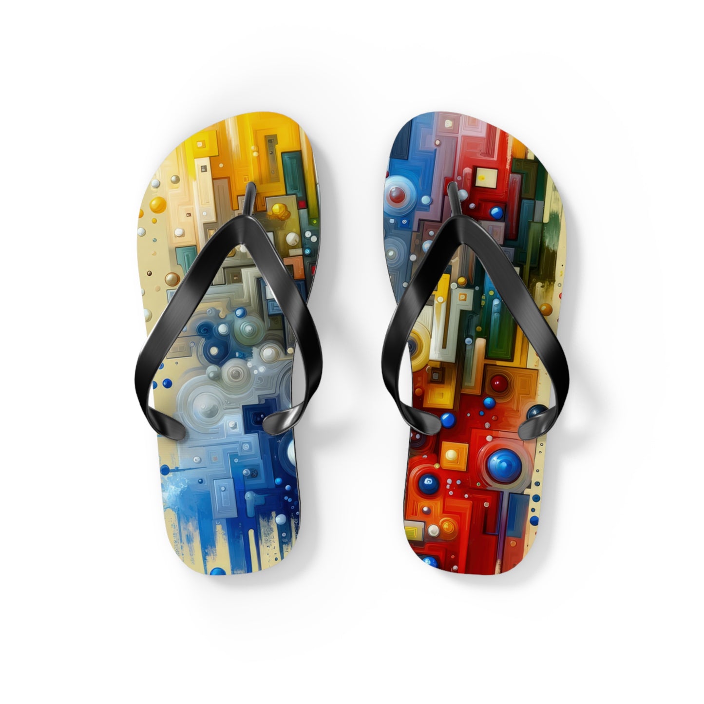 Connected Chromatic Tachism Flip Flops