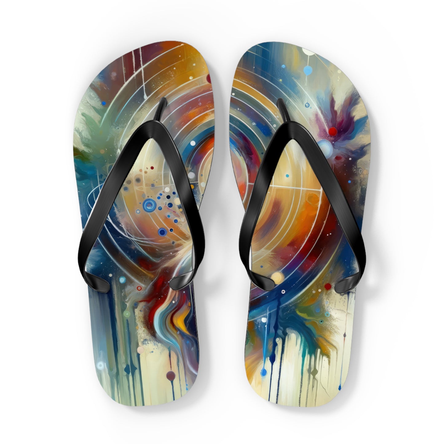 Unified Heart Awakening Flip Flops