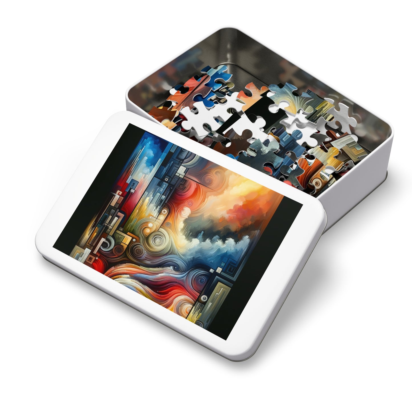 Tuning Essence Abstract Jigsaw Puzzle (30, 110, 252, 500,1000-Piece)