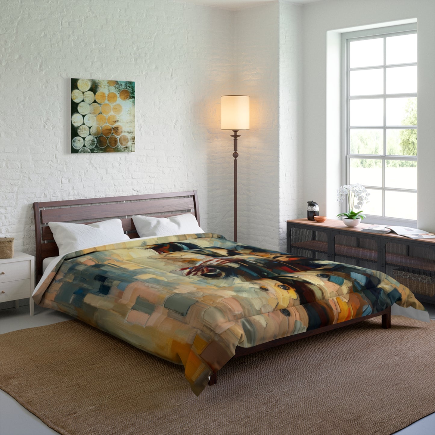 Urban Tachism Encounter Comforter