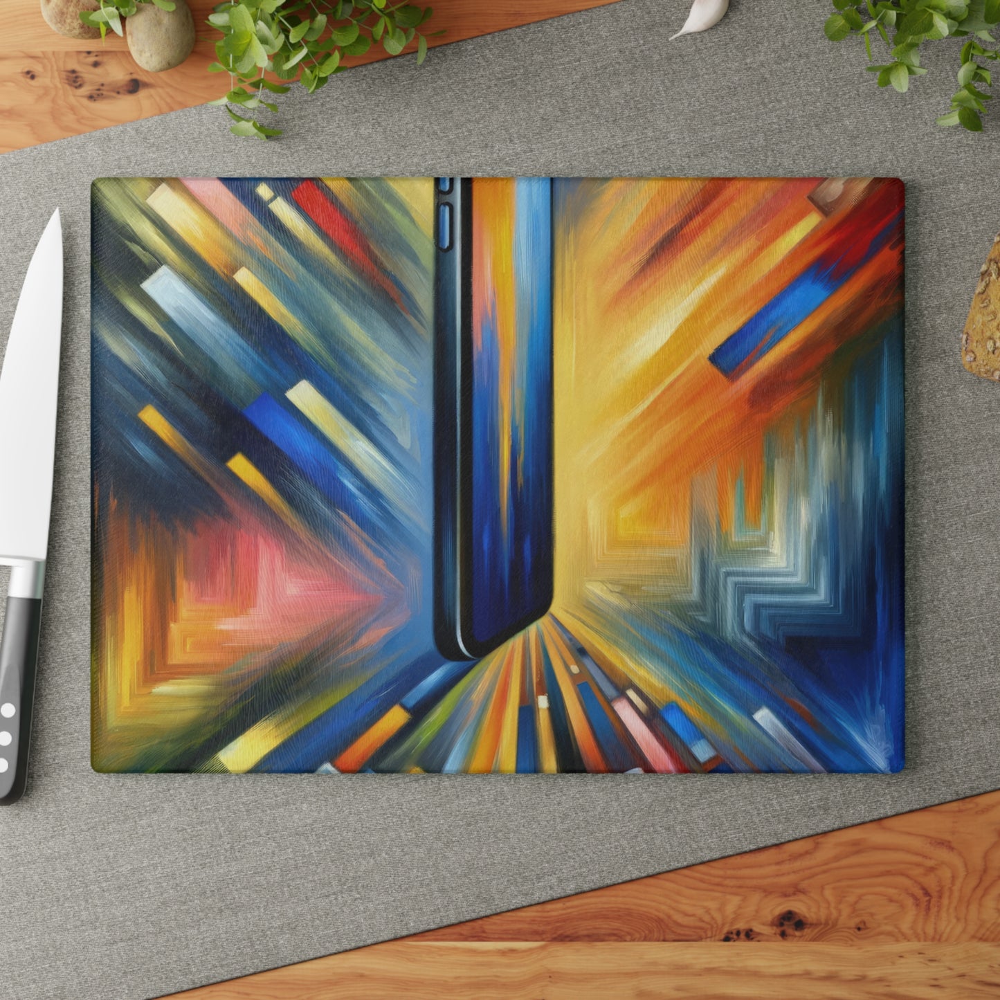 Connectivity Beacon Dichotomy Glass Cutting Board