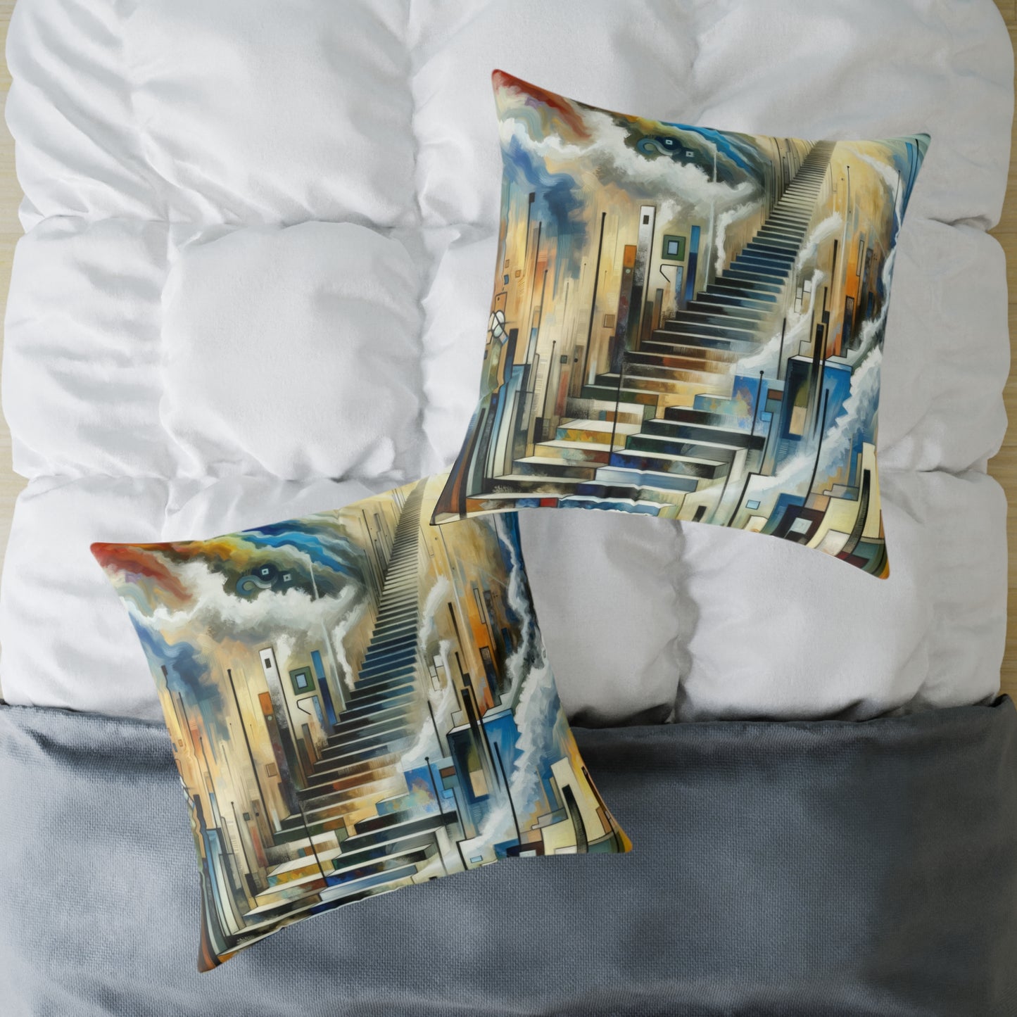 Visionary Evolutionary Progress Spun Polyester Pillow