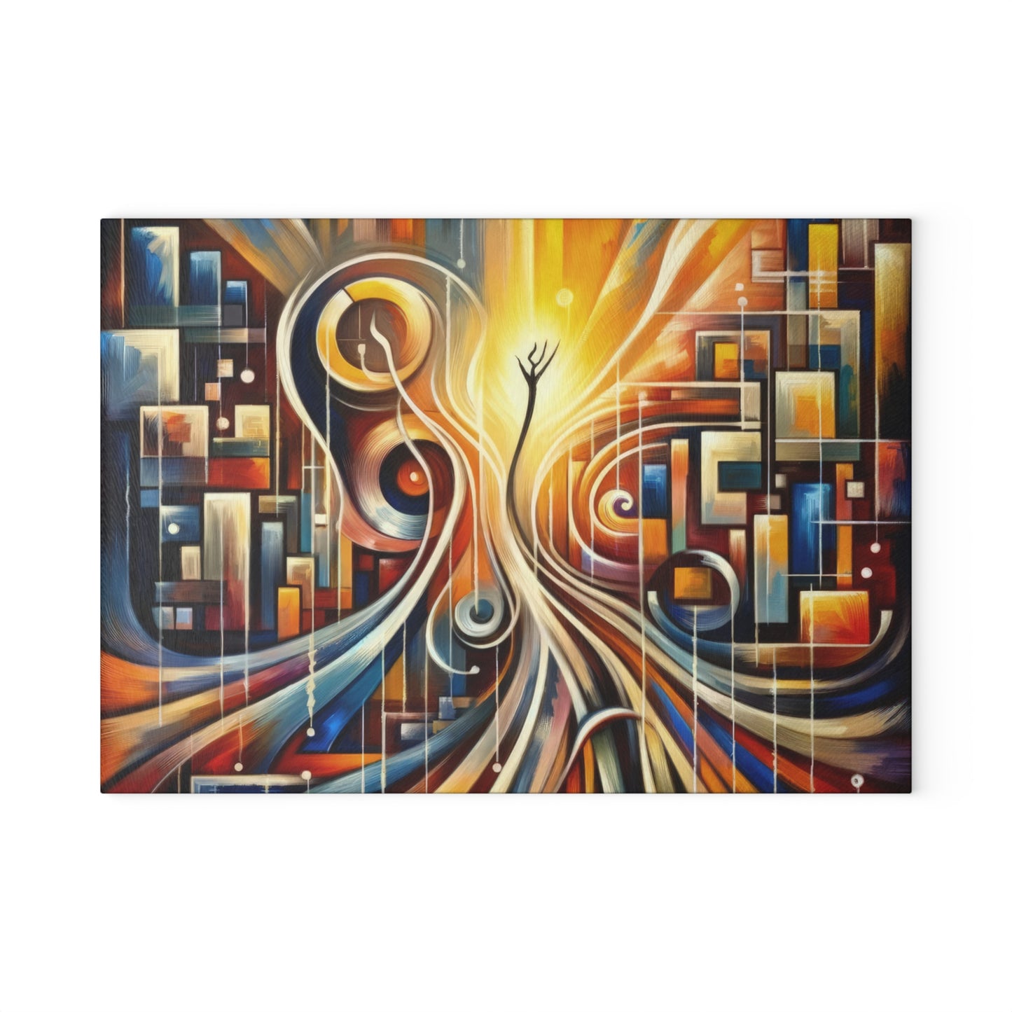 Symphonic Perspective Embarkation Glass Cutting Board