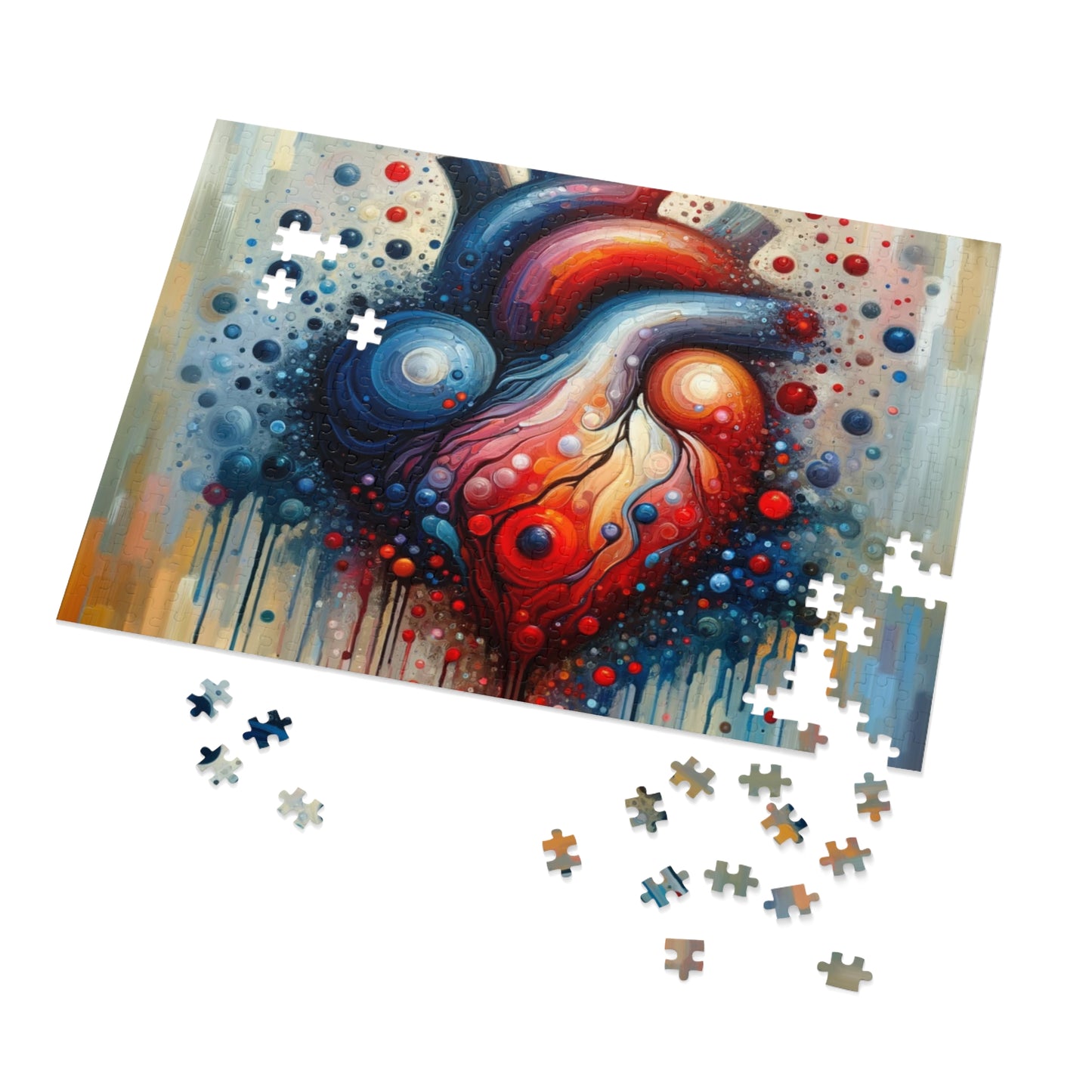 Empathetic Heart Expression Jigsaw Puzzle (30, 110, 252, 500,1000-Piece)