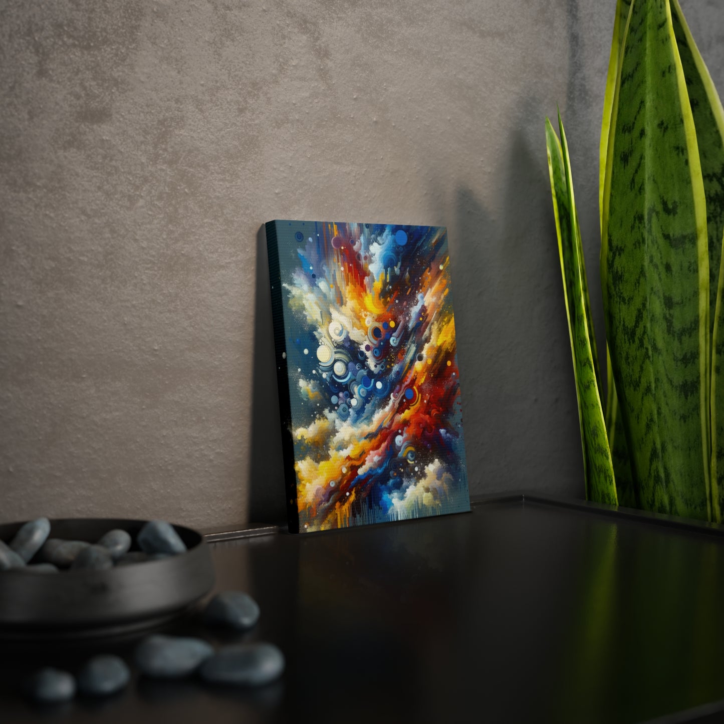 Decisive Mental Action Canvas Photo Tile