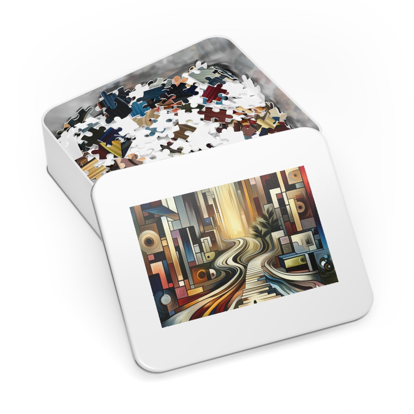 Relatable Journey Abstraction Jigsaw Puzzle (30, 110, 252, 500,1000-Piece)