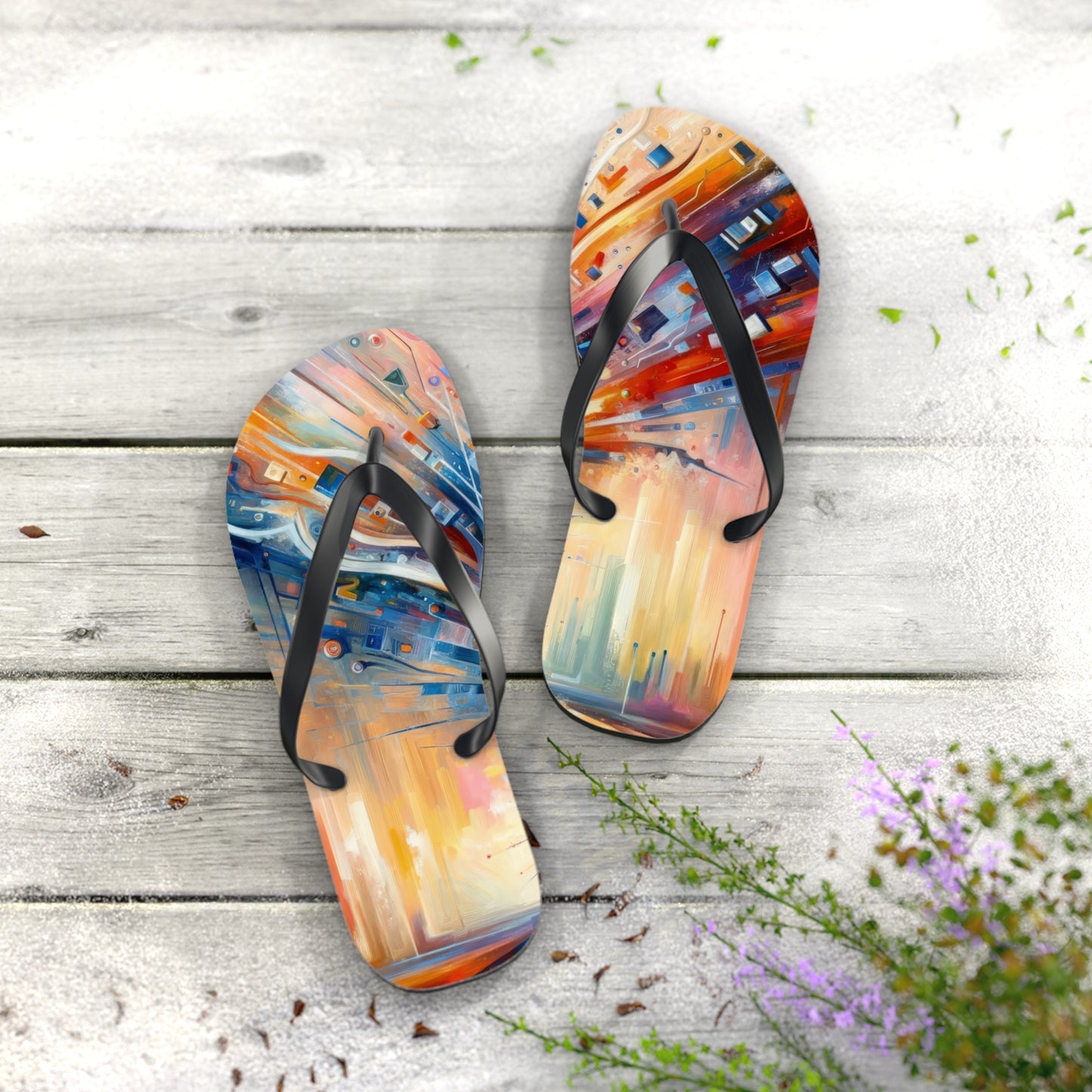 Empowerment Through Technology Flip Flops