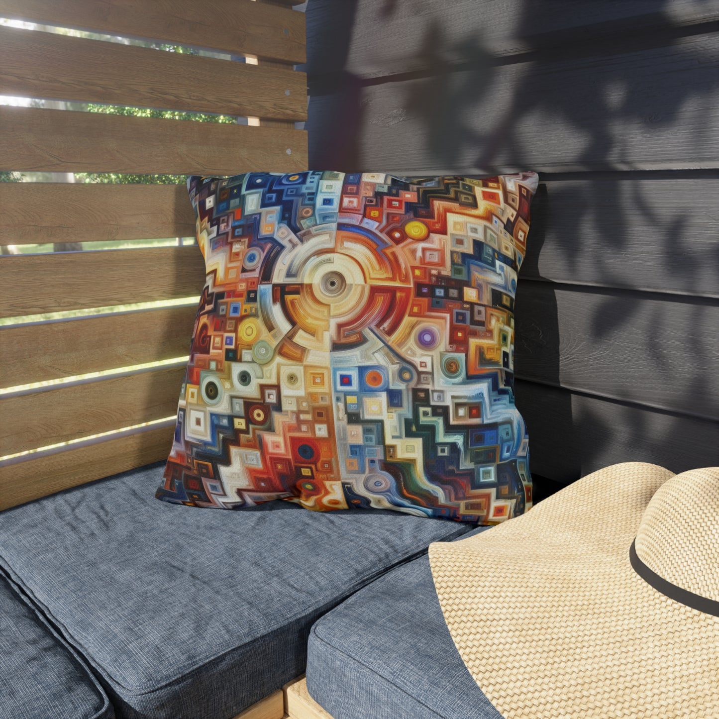Essence Kaleidoscope Tapestry Outdoor Pillows
