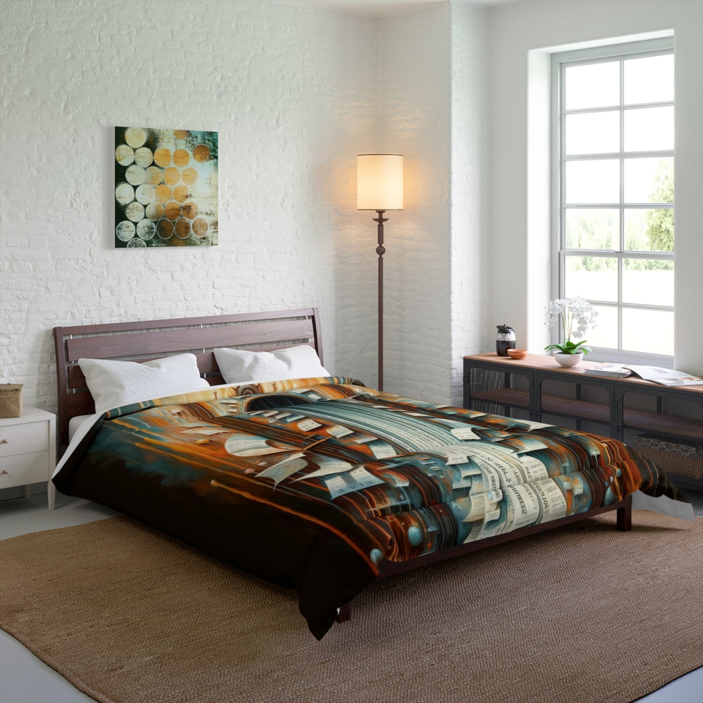 Illuminated Truths Mirror Comforter